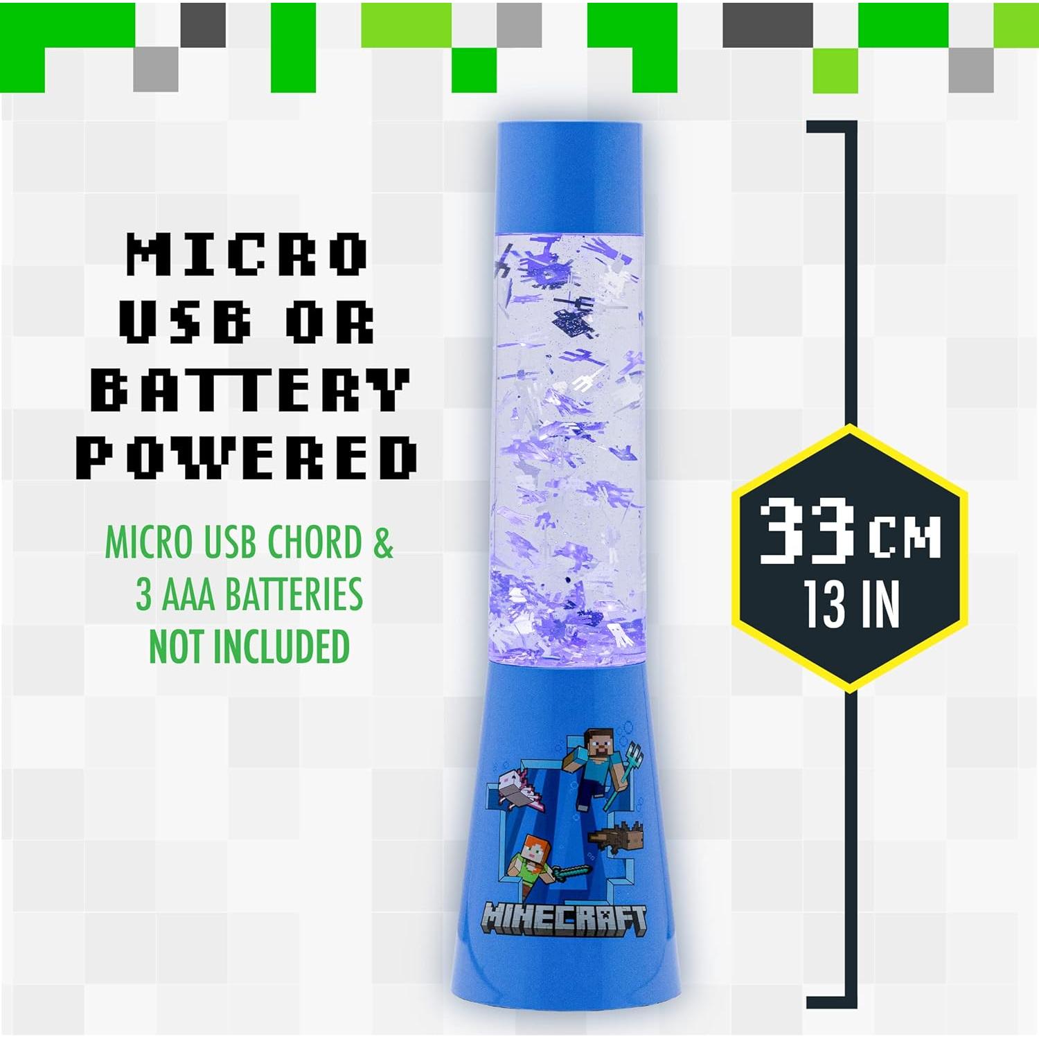 Lámpara de Flujo Brillante Paladone Minecraft 33 cm