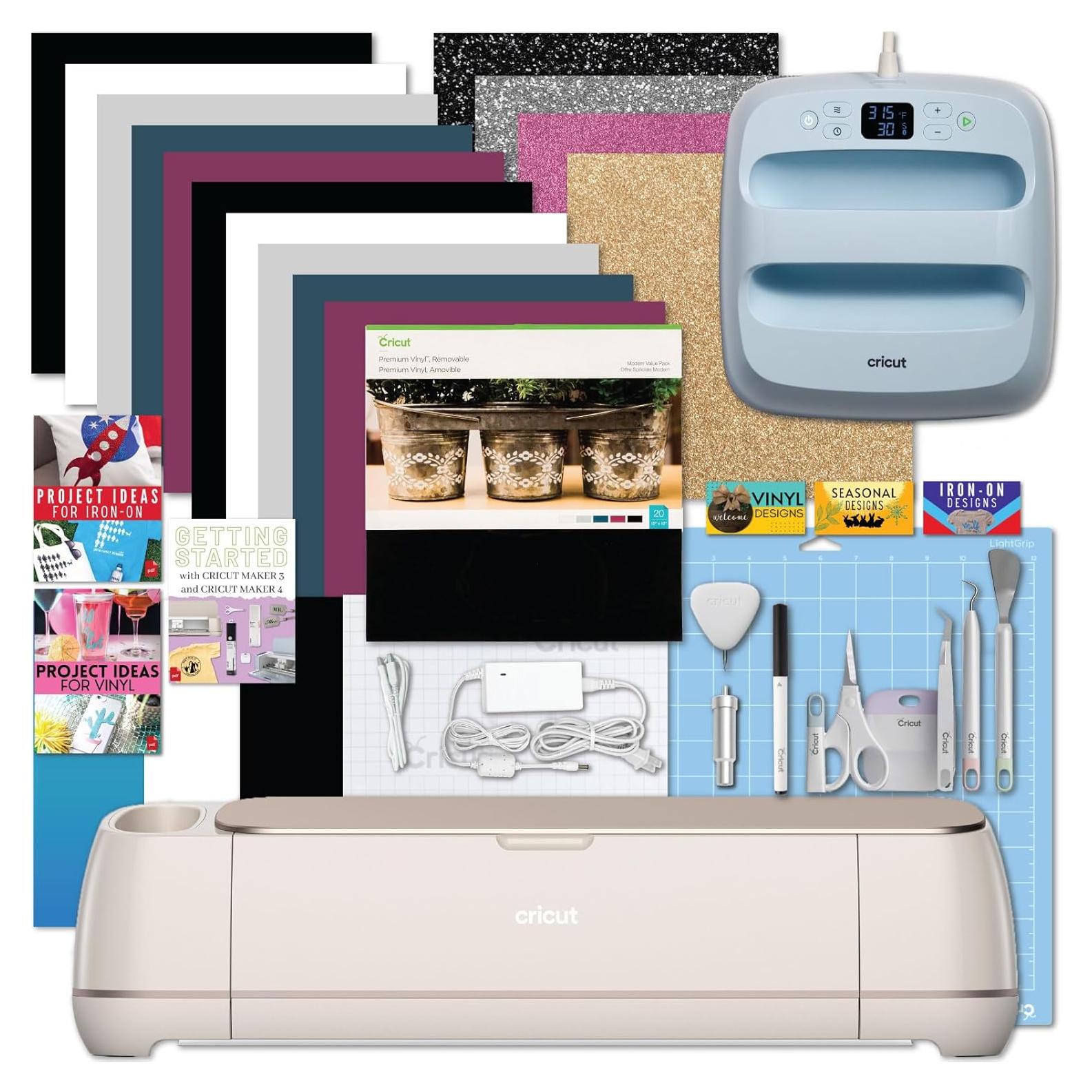 Cricut Maker 4 + EasyPress 3 - Máquina de Corte y Prensa de Calor