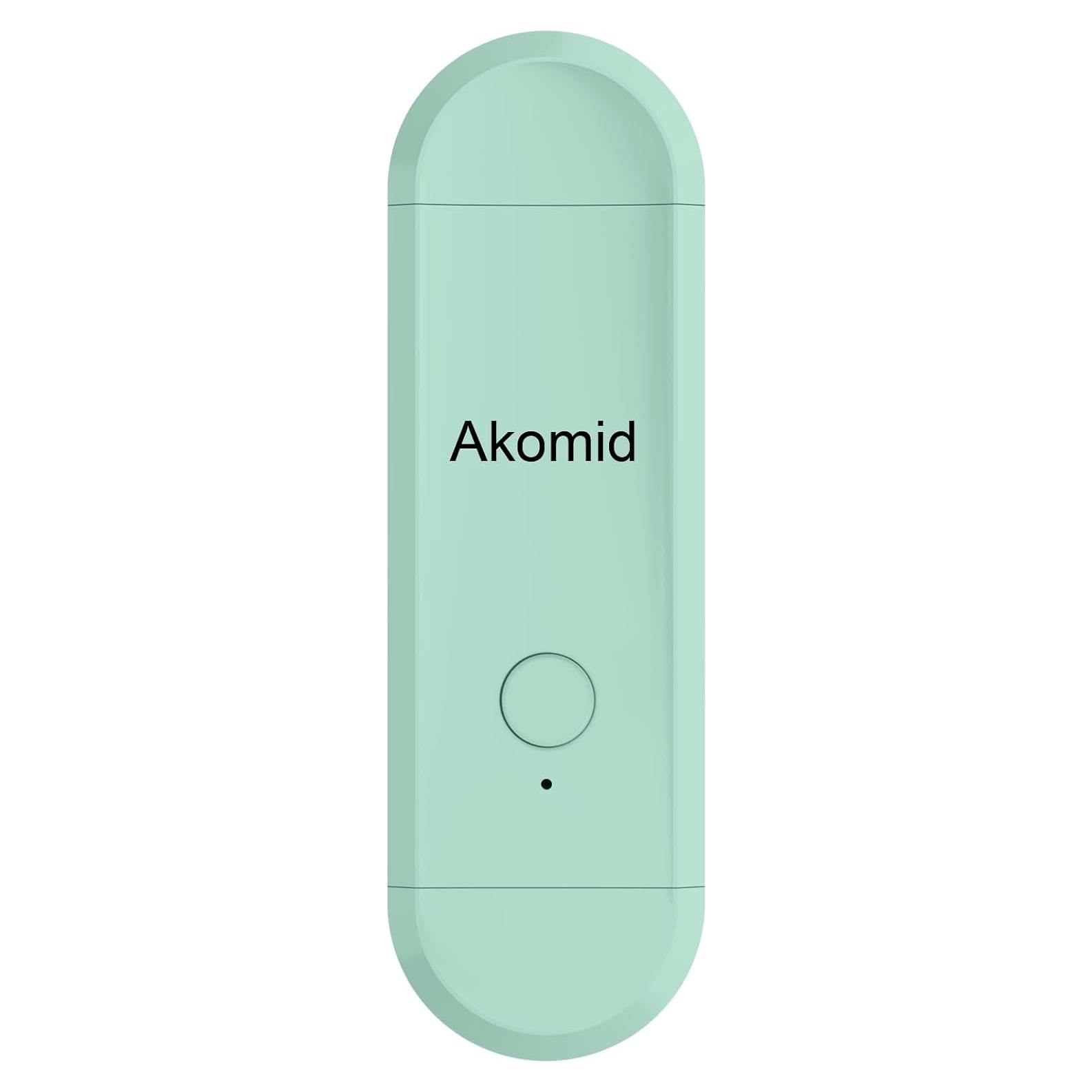 Luz de Libro Recargable Akomid Turquesa 8 LEDs Clip