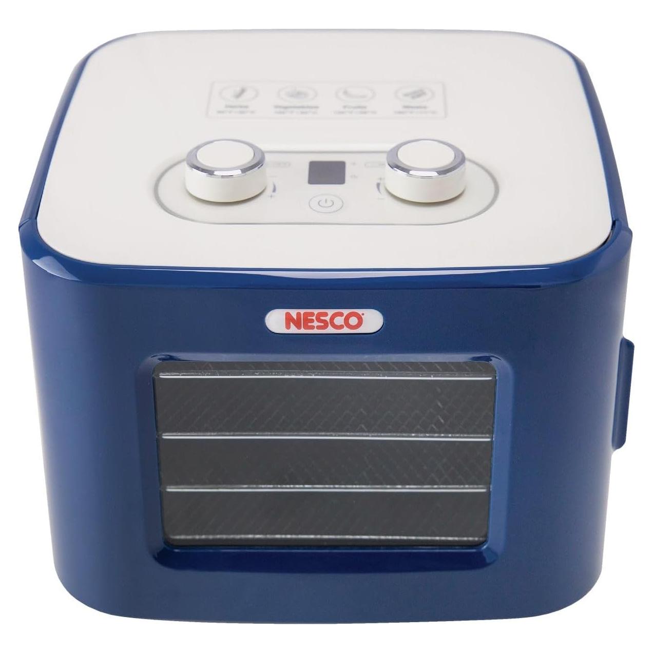 Deshidratador de Alimentos NESCO FD-41B, 4 Bandejas, 400W, Azul