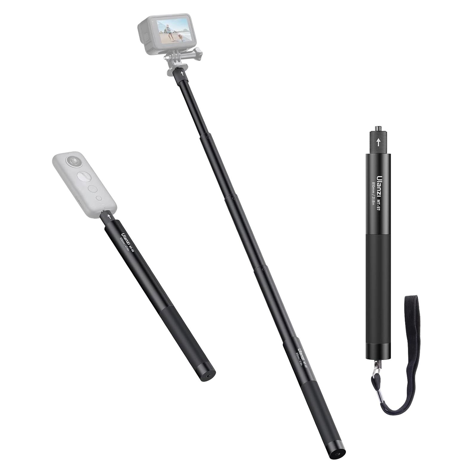 Bastón de Extensión UURig 81 cm para Cámara Insta360 X3/X2/X/ONE
