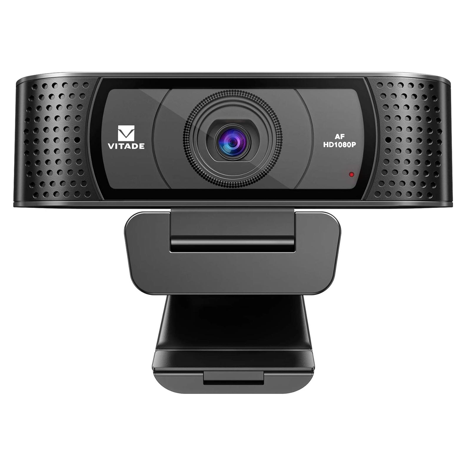 Cámara Web HD 1080P VITADE 928A con Micrófono y Cubierta