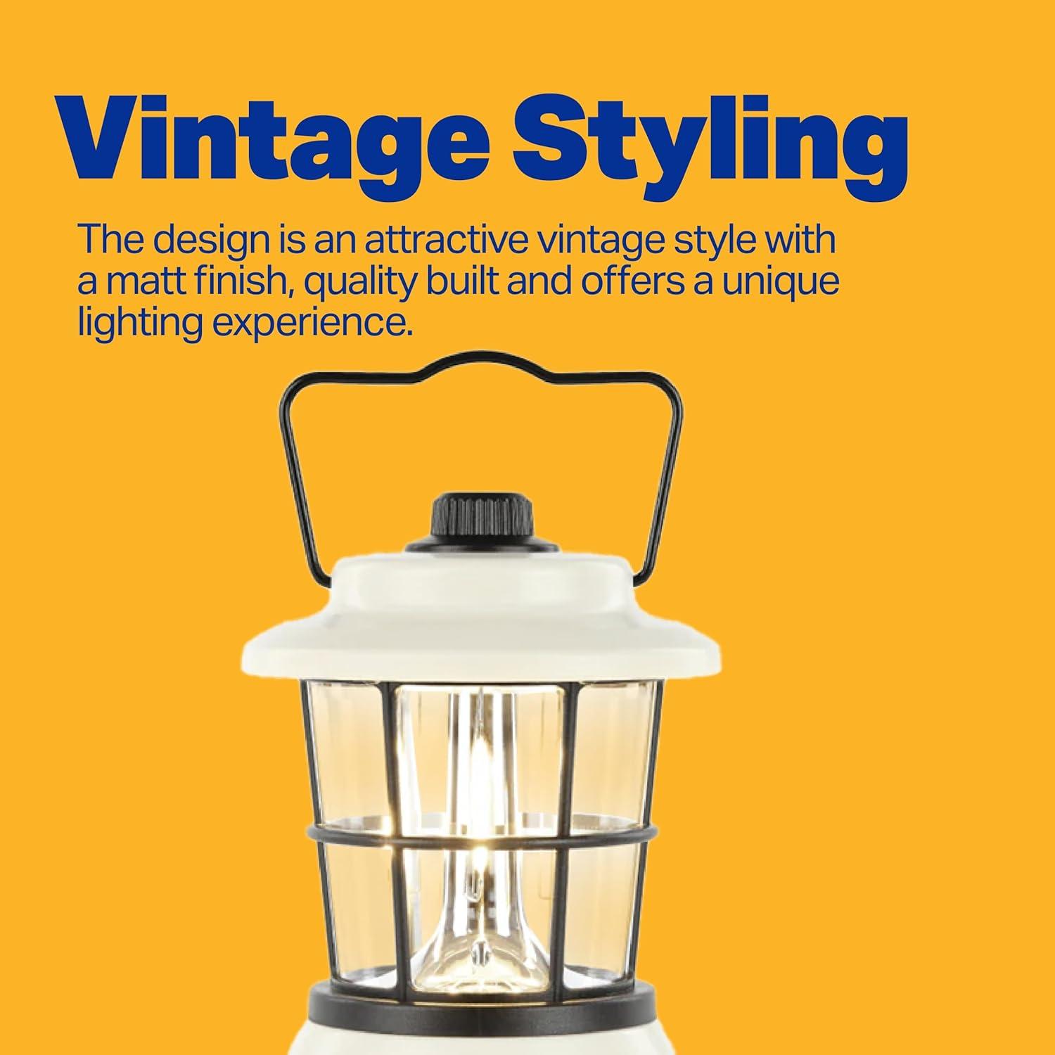 Linterna LED LUXPRO Beige - Resistente al Agua - 265 Lúmenes