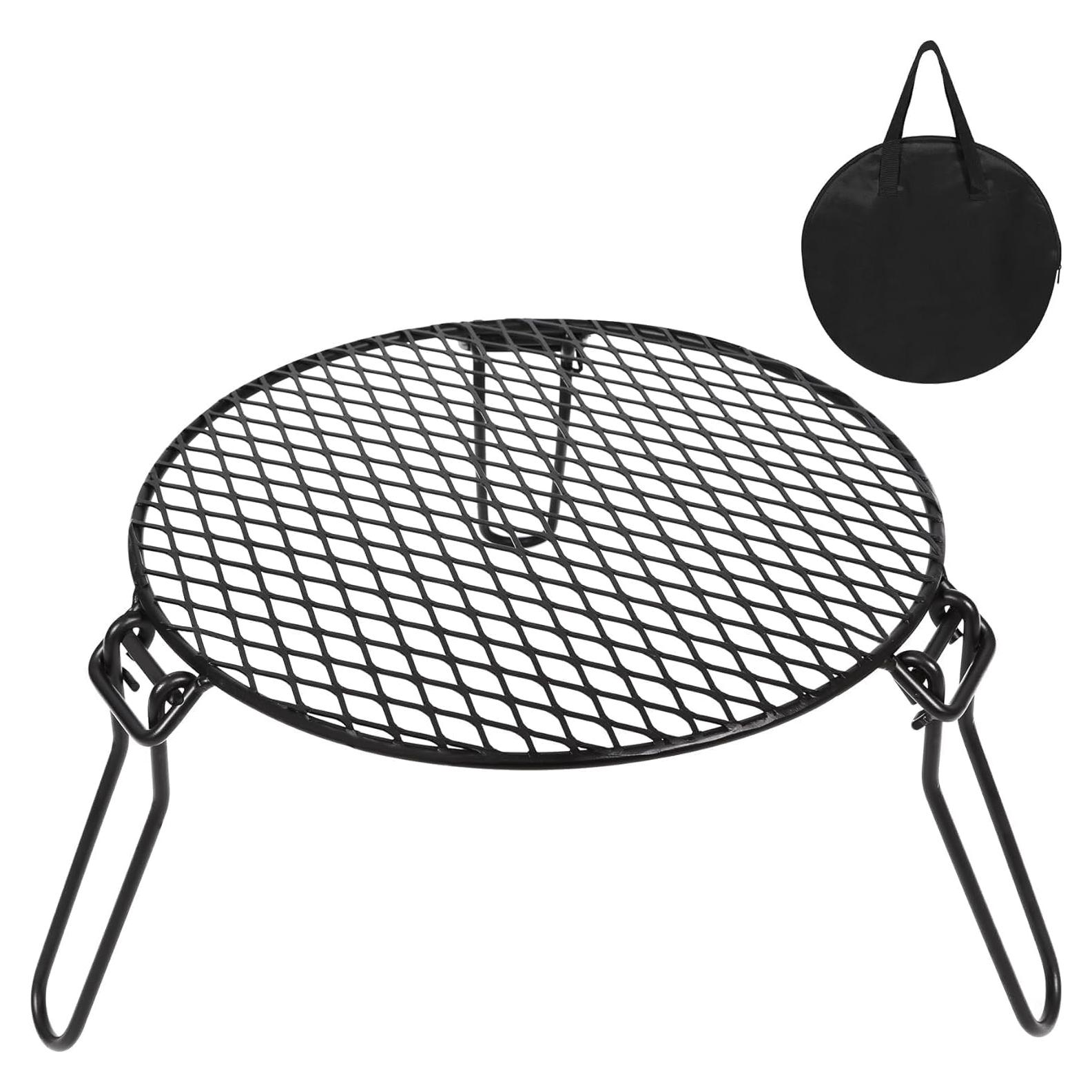 Parrilla Plegable REDCAMP de Hierro para Fogata 31 cm