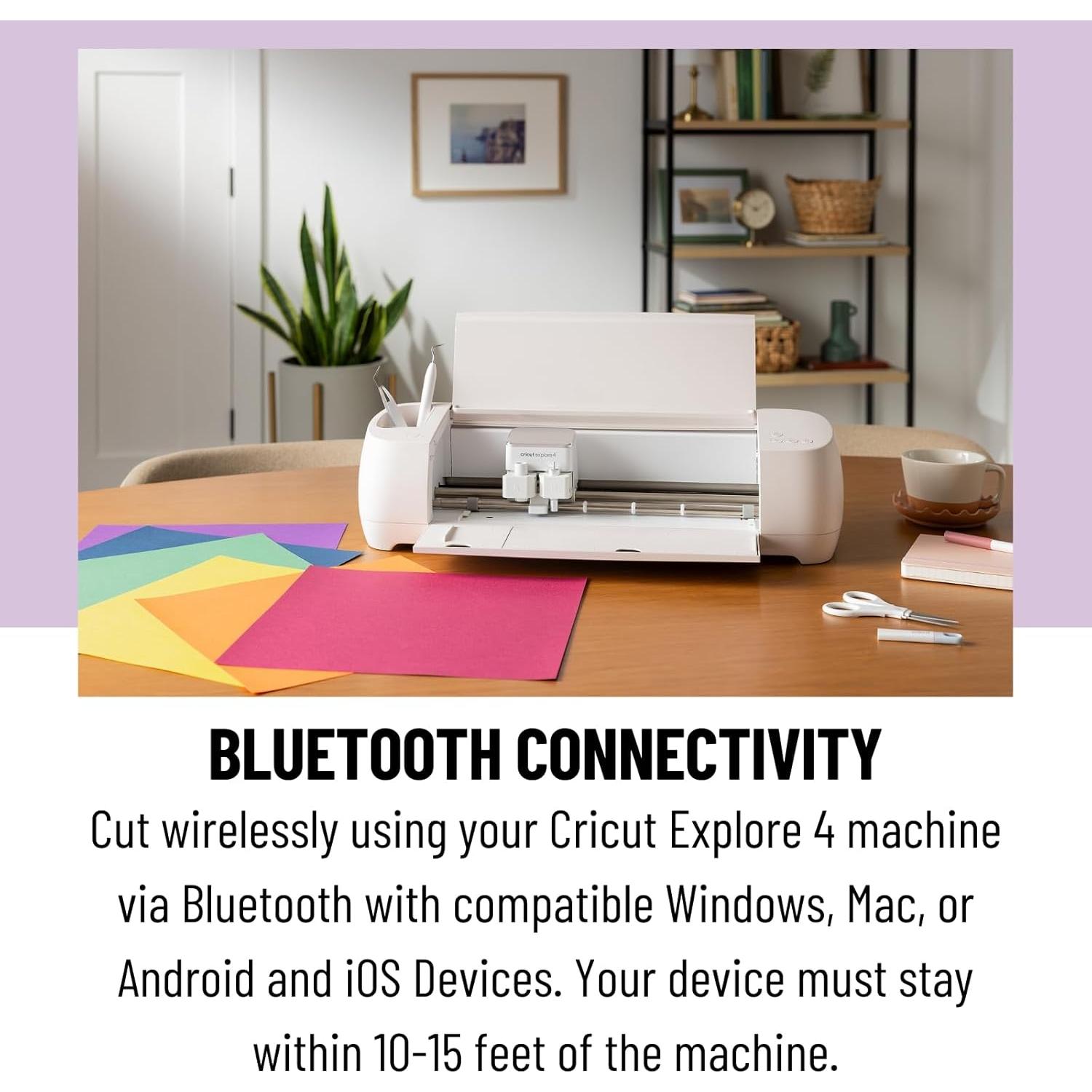 Cricut Explore 4 and Easy Press 3 Machine Combo Bundle - Craft Cutting Machine with Heat Press Machine (9 in x 9 in) and Iron-on Materials for DIY T-shirts, Tote Bags and Hoodies, Sublimation Projects