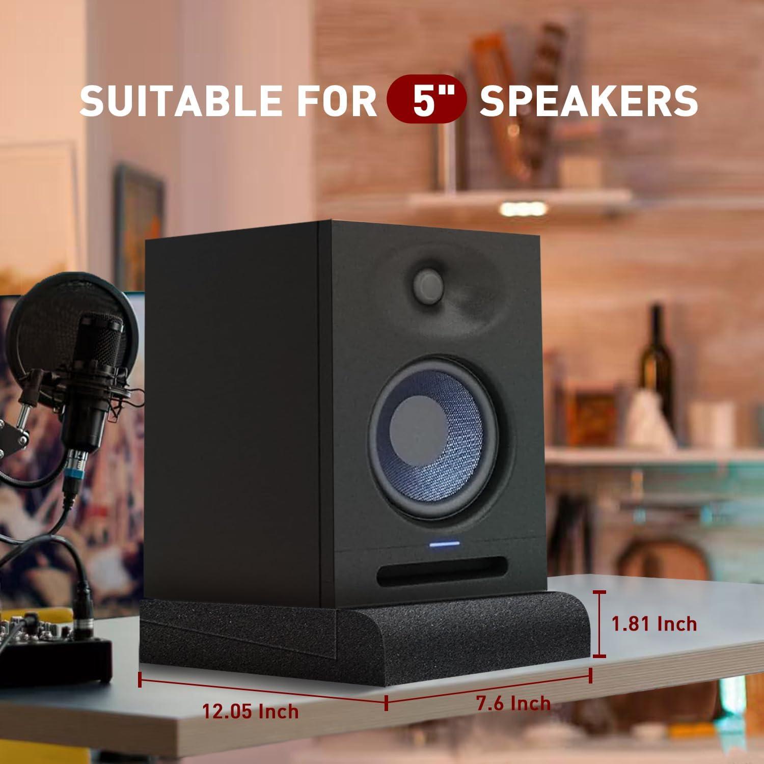 Almohadillas de Aislamiento Acústico Focusound para Monitores 5"