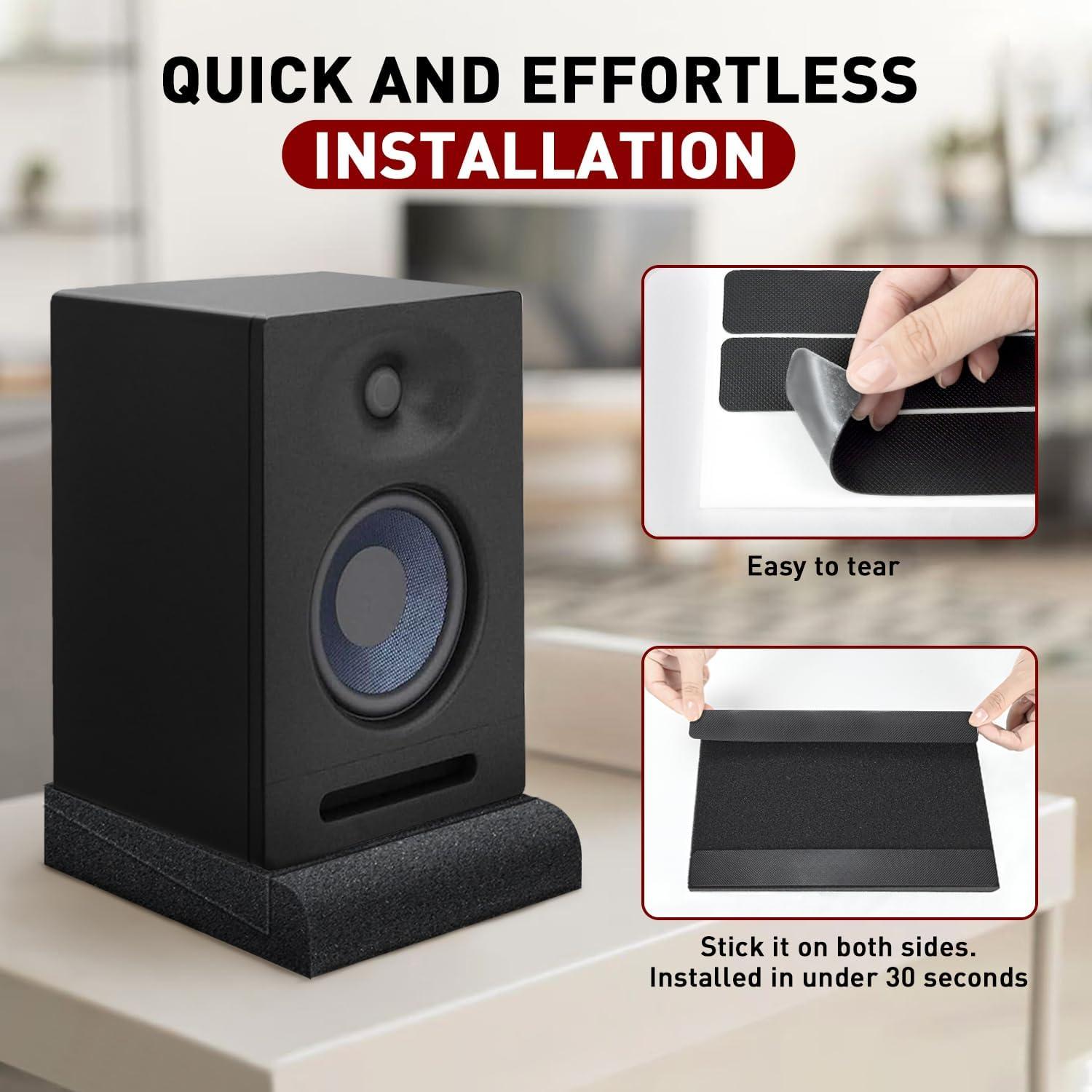 Almohadillas de Aislamiento Acústico Focusound para Monitores 5"