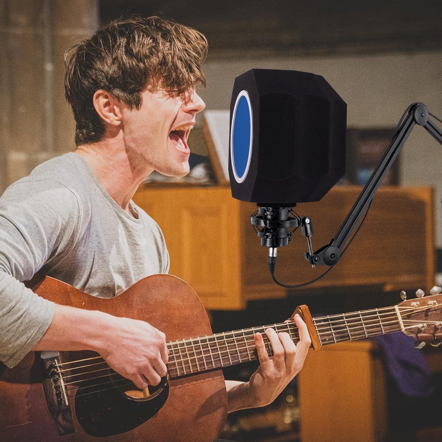 Escudo de Aislamiento de Micrófono Ktondic PF8 - Espuma Absorbente