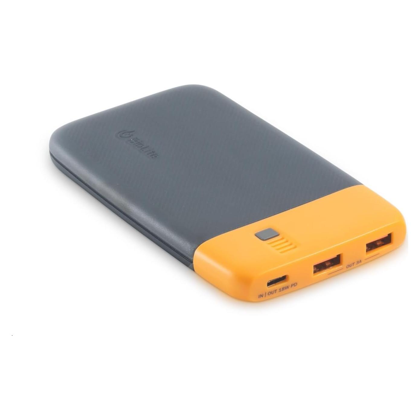 BioLite, Charge 20 PD, 6,000 mAh Multiple Device Portable Power Bank, 18 W USB-C in/Out and USB-A Out