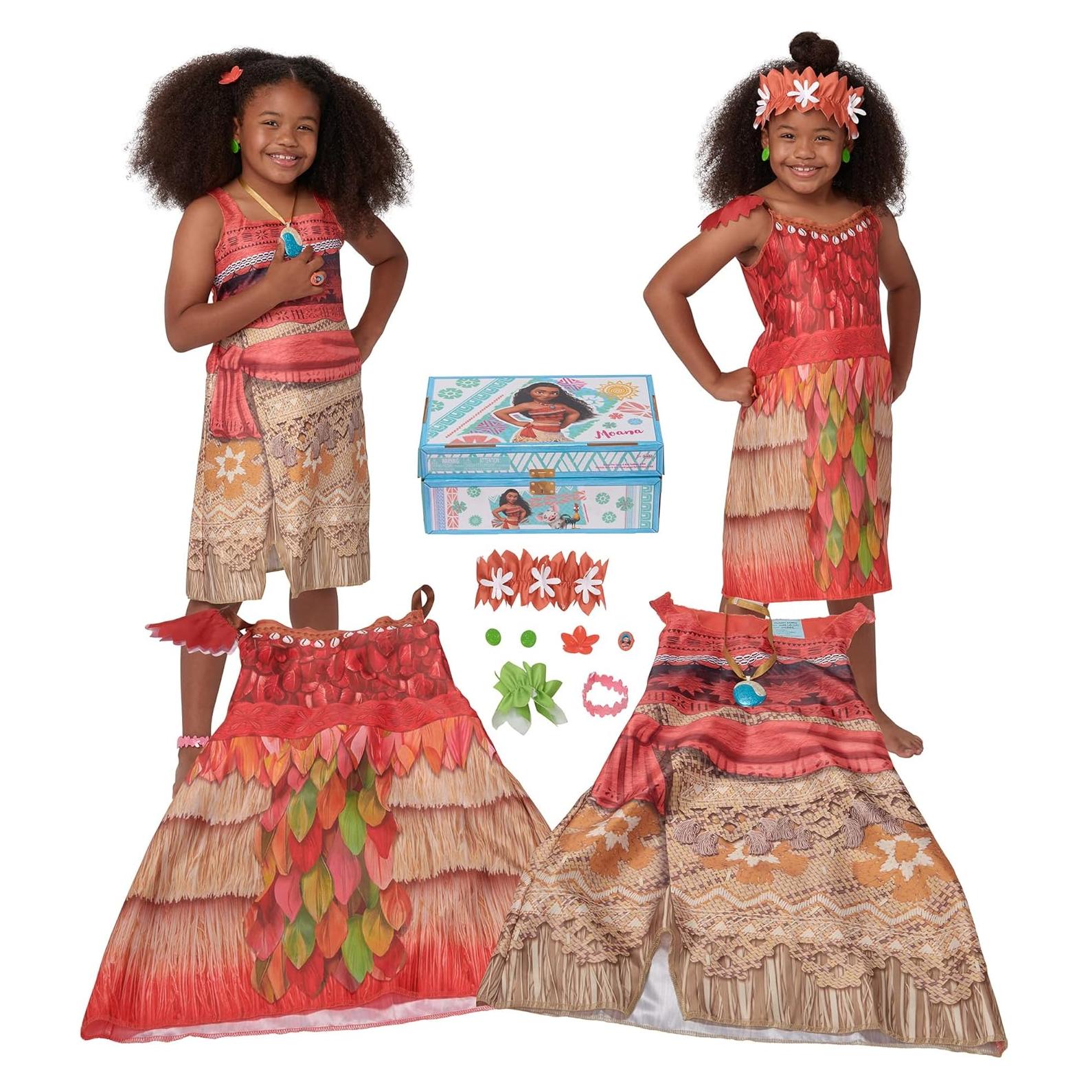 Baúl de Disfraces Moana Disney 11 Piezas Niñas 4-6x