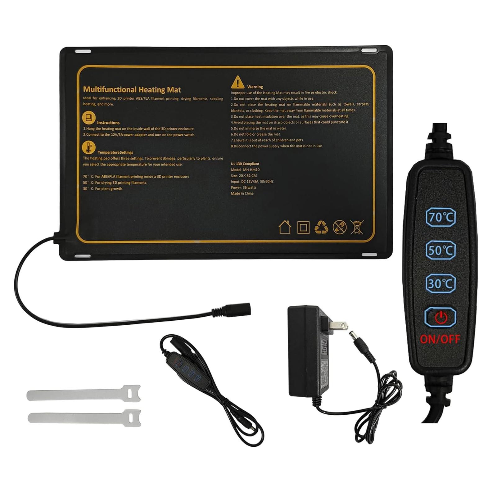 Alfombrilla Térmica Hocenway 20x32cm 70°C Control Temperatura