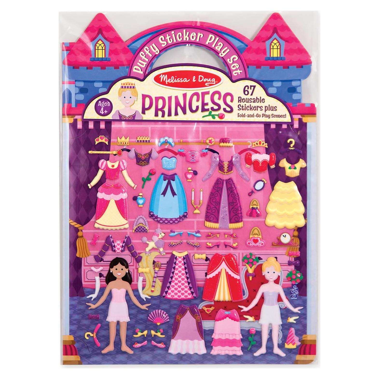 Conjunto de Stickers Puffy Reutilizables Melissa & Doug