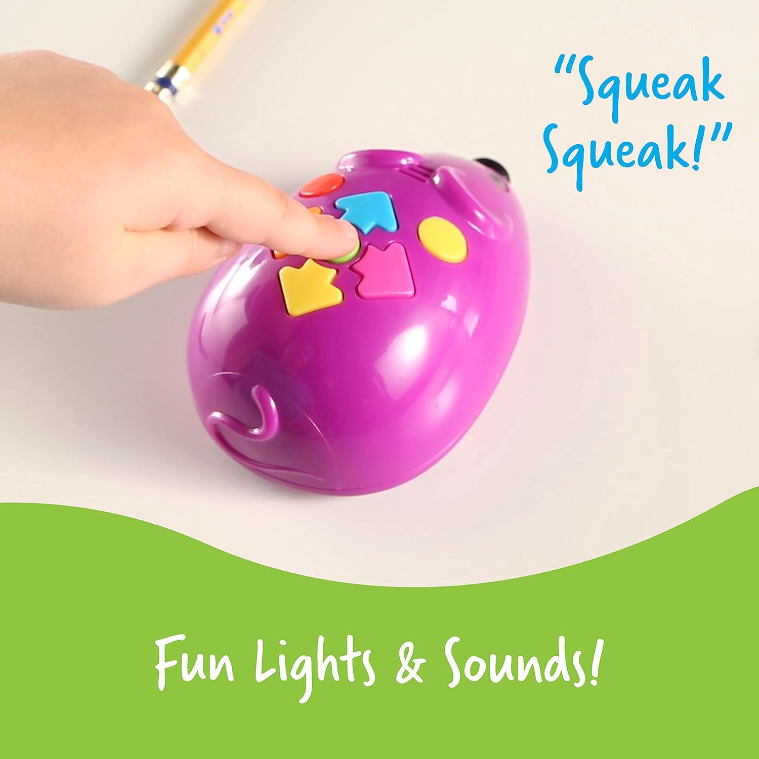 Learning Resources Code & Go Robot Mouse - 31 Pieces, Ages 4+, Coding STEM Toys, Screen-Free Coding Toys for Kids