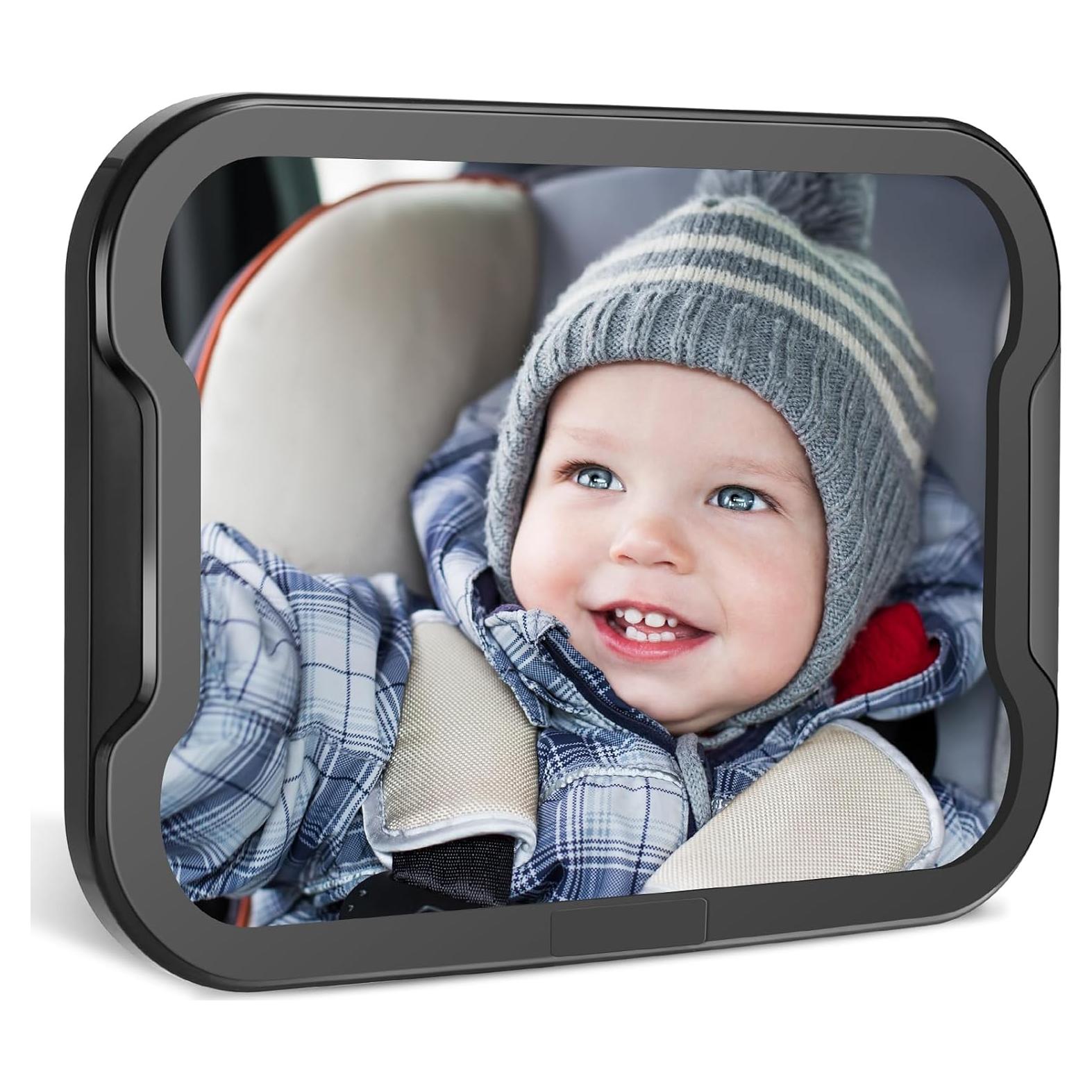 Espejo para Bebé Zacro Irrompible 34.5x19.3 cm Ajustable 360°