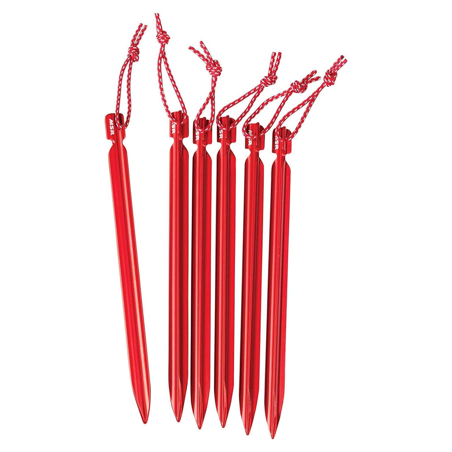 Kit de Estacas para Tienda MSR Groundhog Mini - 6 Piezas