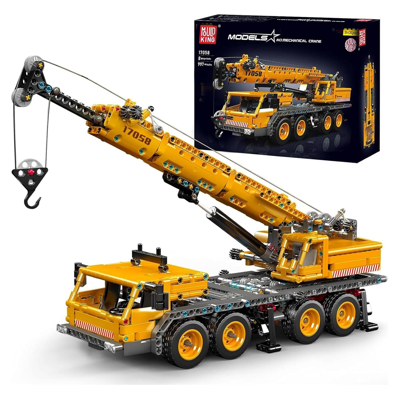 Mould King 17058 Kit de Grúa de Construcción 997 Piezas