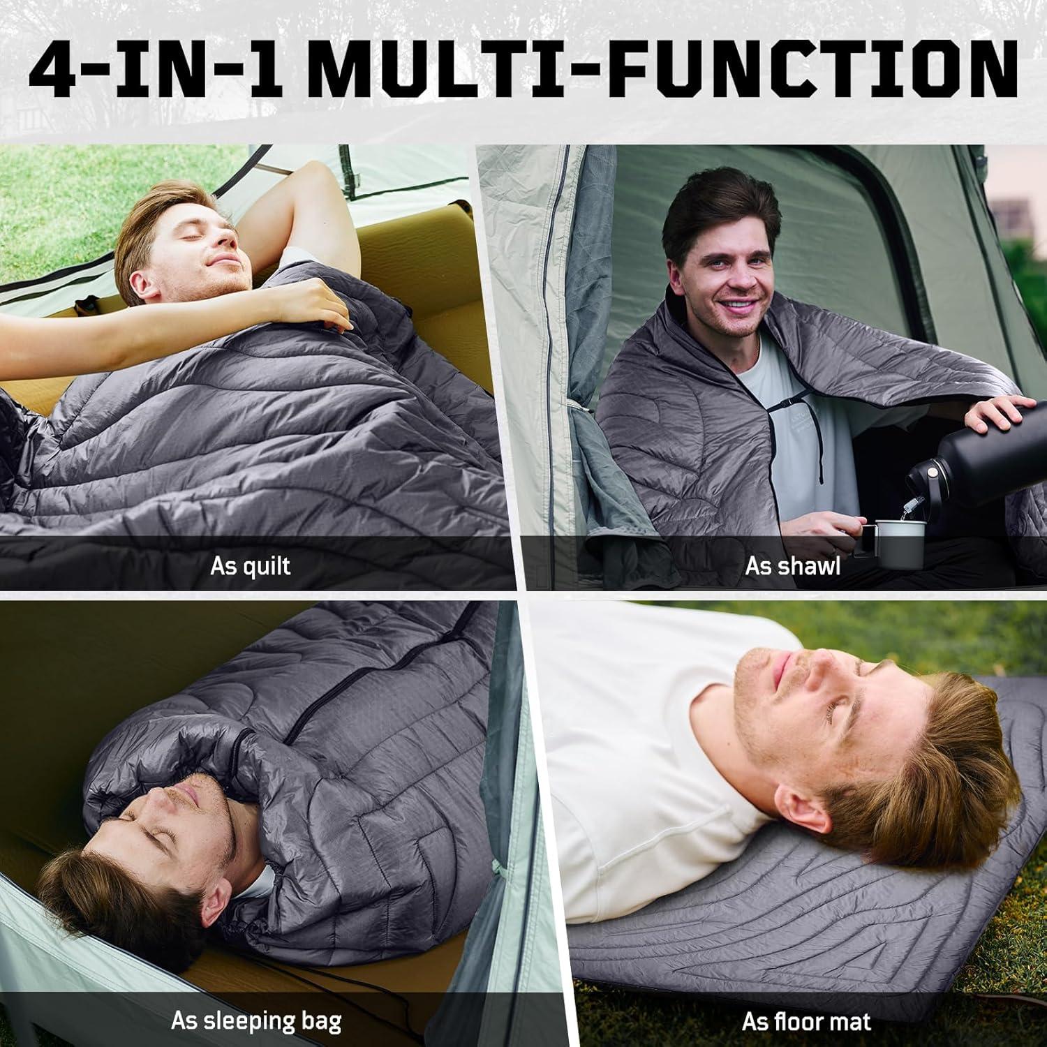 Manta de Camping 1TG Táctico Plegable 194.6x150cm 3M Thinsulate