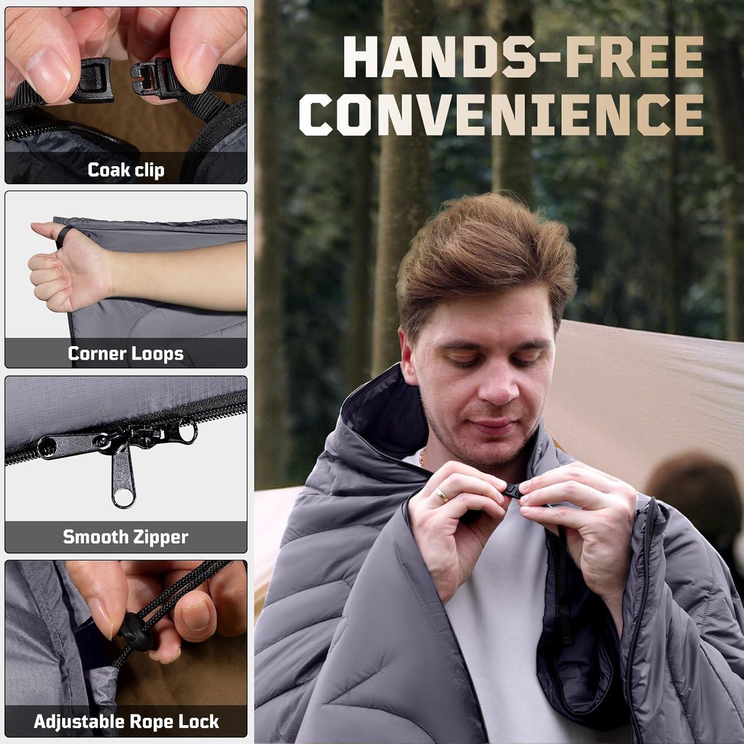 Manta de Camping 1TG Táctico Plegable 194.6x150cm 3M Thinsulate