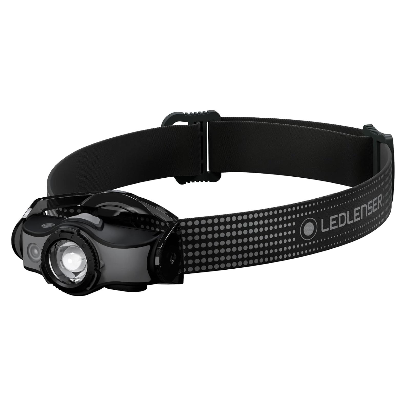 Linterna Frontal Recargable Ledlenser MH5 400 Lúmenes Negro
