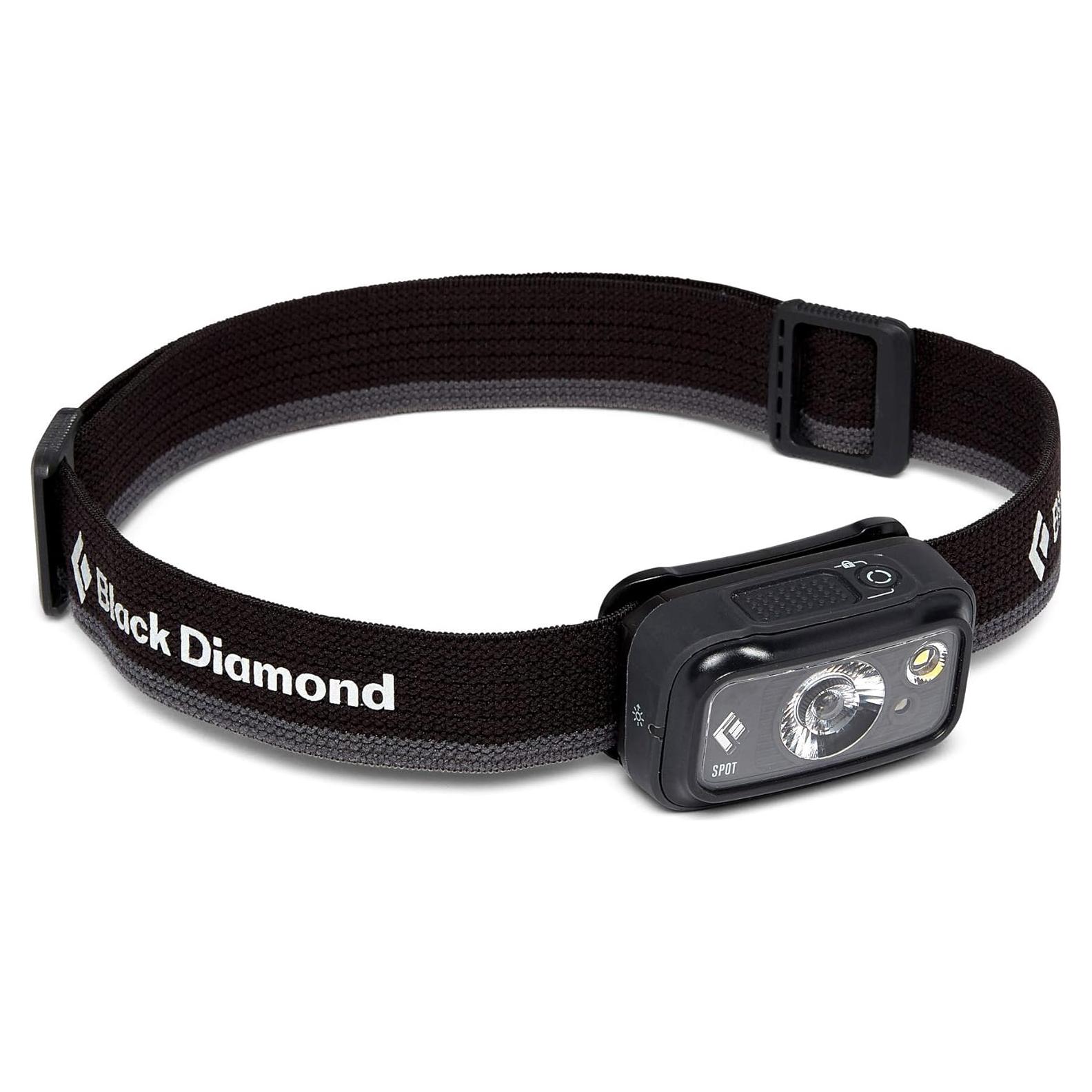 Linterna Frontal LED Black Diamond Spot 350, Impermeable y Compacta