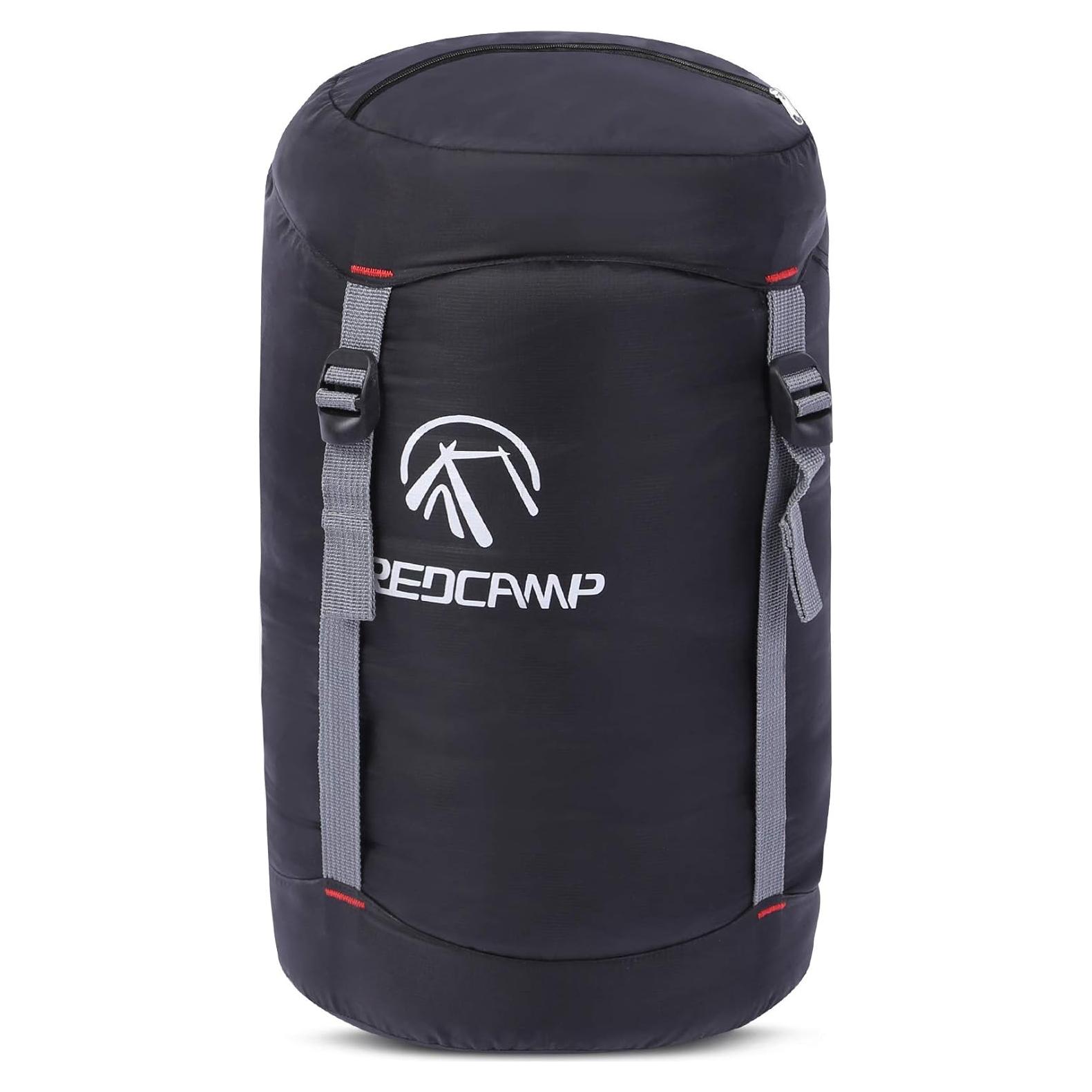 Bolsa de Compresión REDCAMP Nylon 10L Negra para Camping
