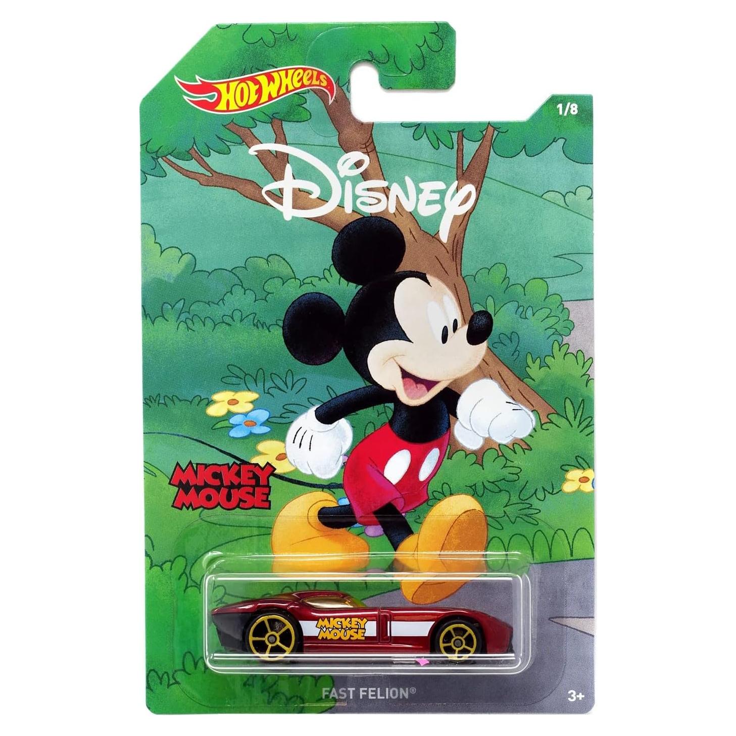 Hot Wheels Coleccionable Disney Mickey Mouse 8 Coches 1/64
