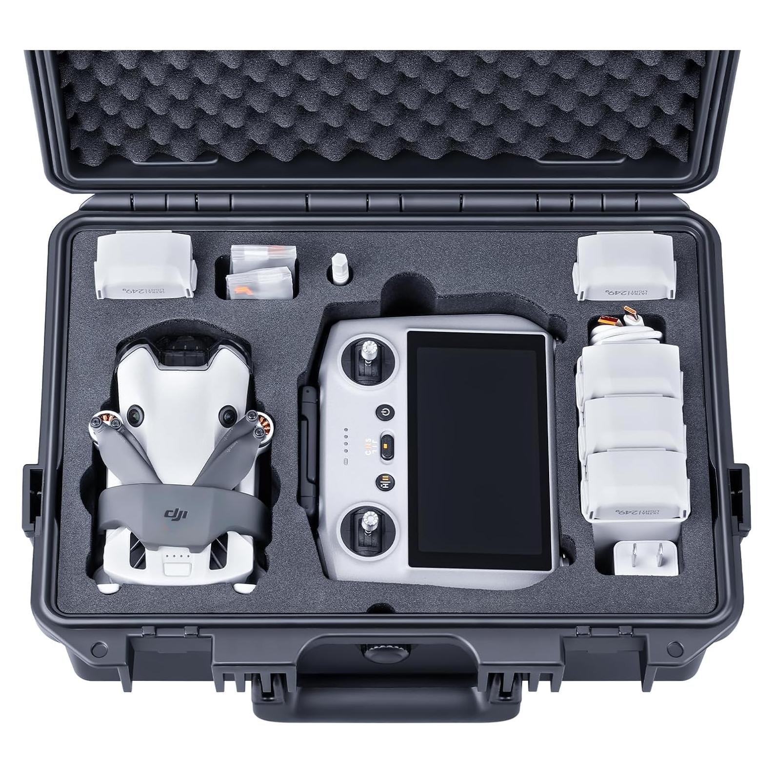 Funda Dura Impermeable Lykus Titan MM410 para DJI Mini 4 Pro y RC
