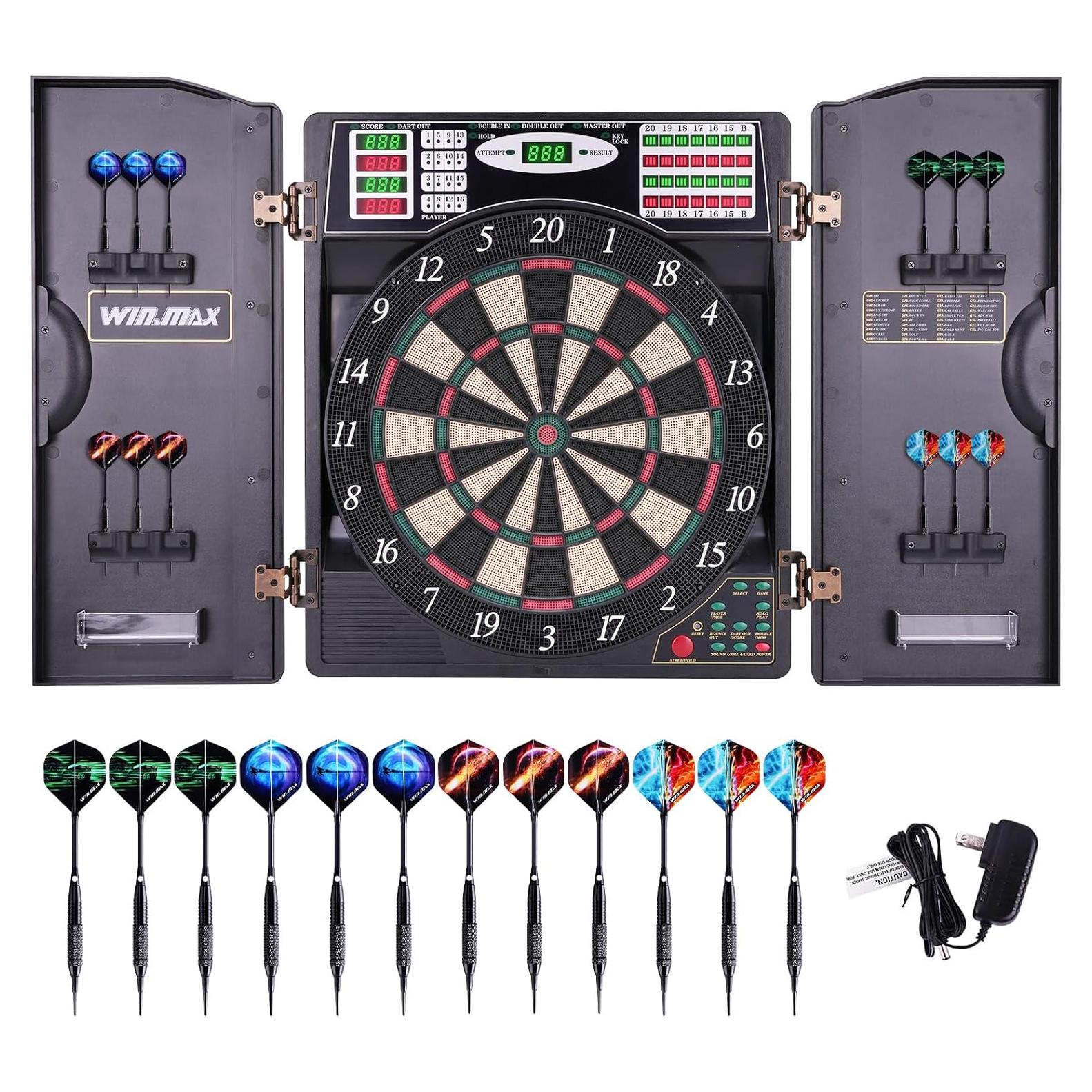 Tablero de Dardos Electrónico WIN.MAX WMG08580-GX LED 2024