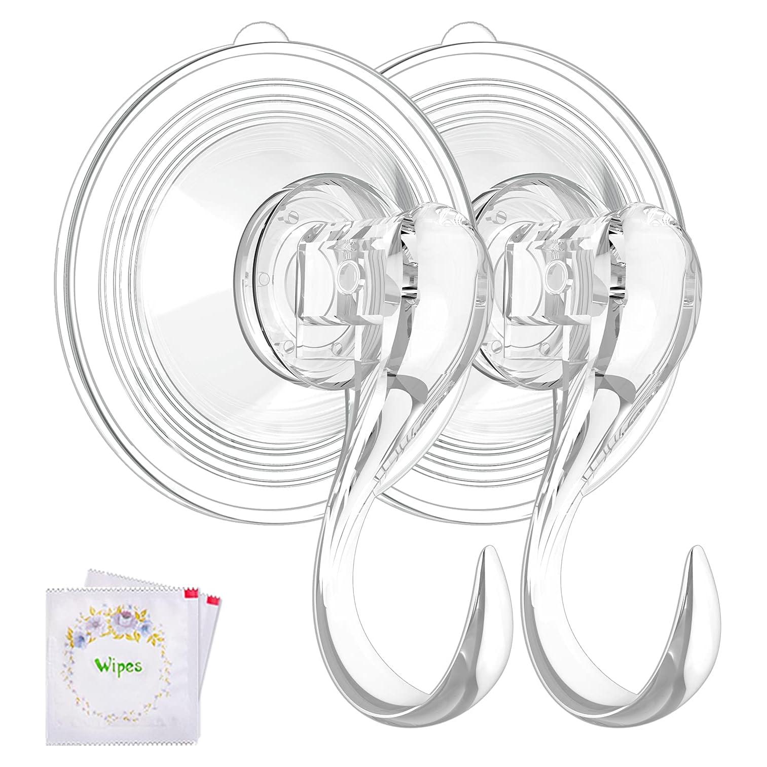 Gancho de Ventosa Grande VIS'V para Decoración - 10 kg, 2 Pcs