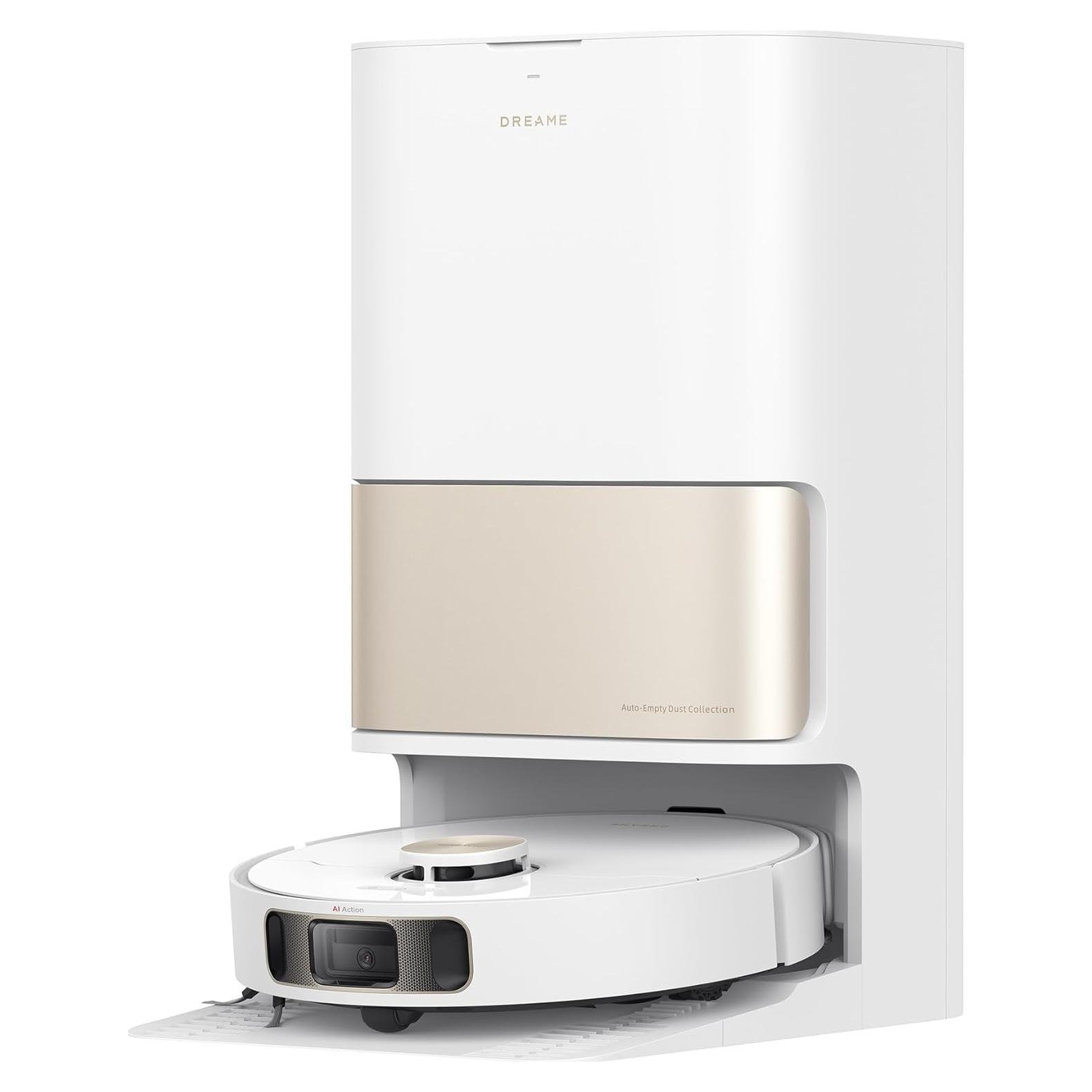 Aspiradora Robot DREAME L10s Pro con Mopa, 7000Pa, Blanco