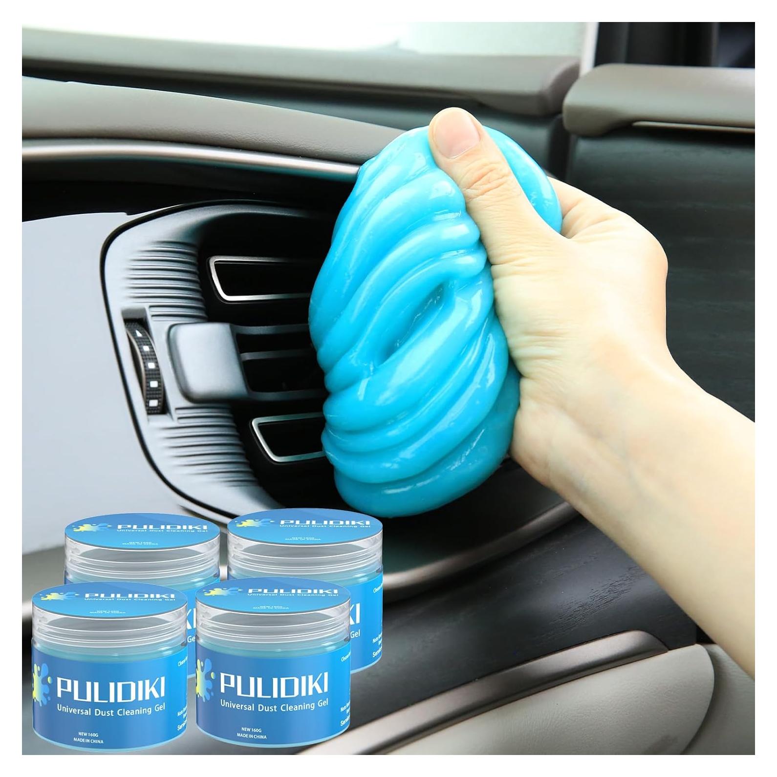 Gel de Limpieza para Autos PULIDIKI Azul 4Pack - Reutilizable