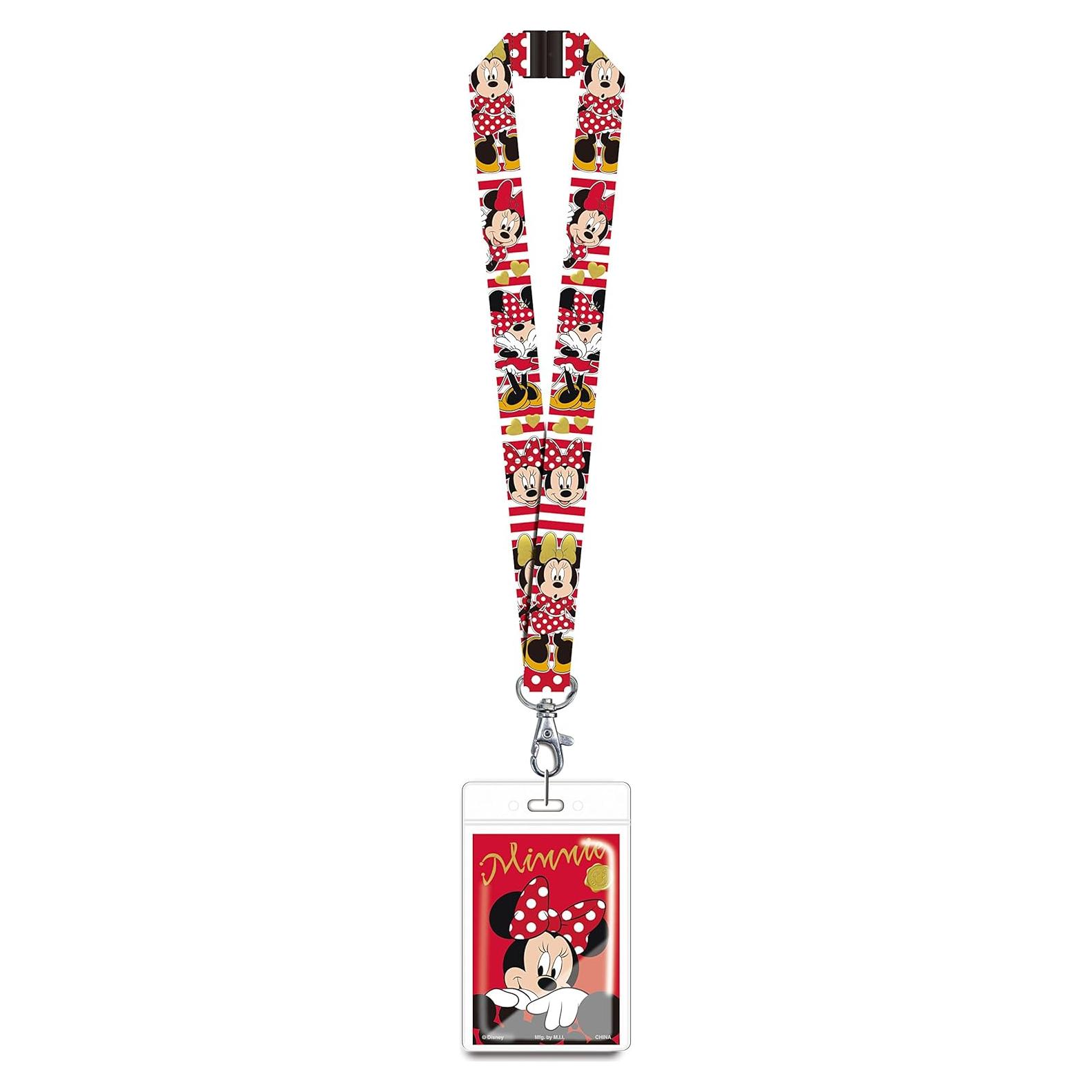 Lanyard Disney Minnie Mouse Rojo 59.69 cm Monogram