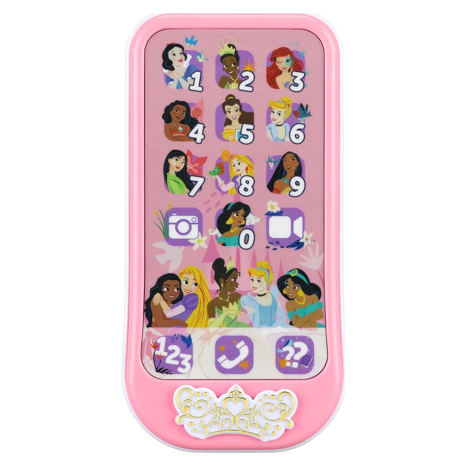 Teléfono de Juguete eKids Princesa Disney para Niños 3-6 Años