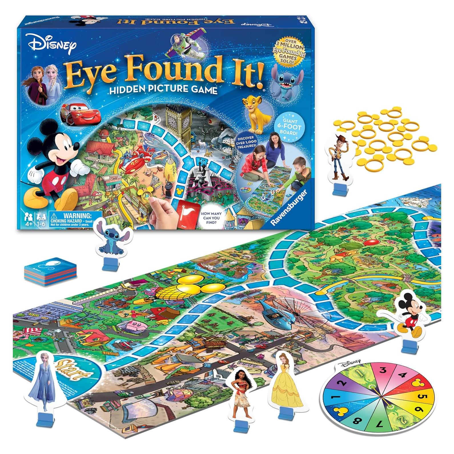 Juego de Mesa Ravensburger Disney Eye Found It - Búsqueda de Imágenes Ocultas para Niños 4+