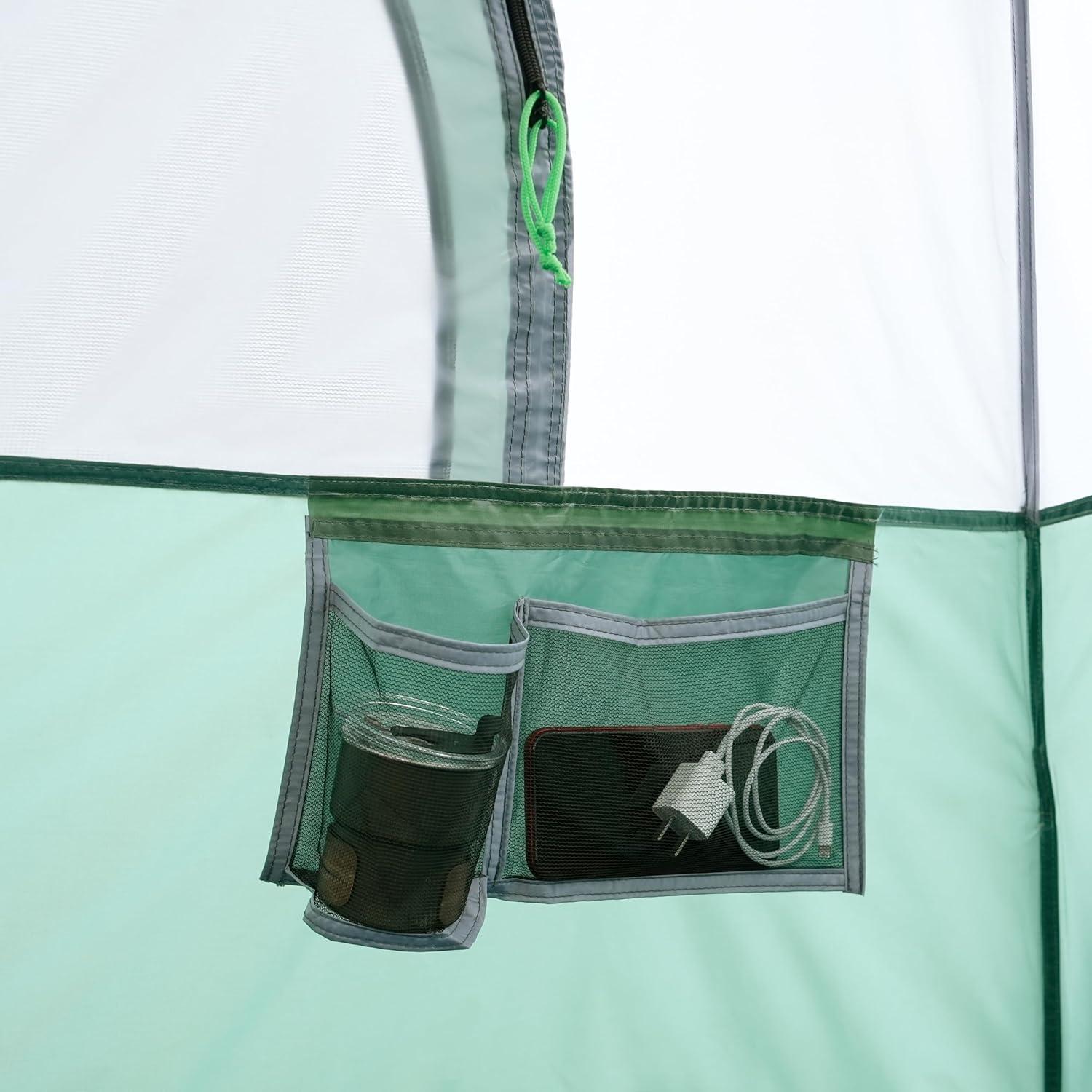 Amazon Basics Instant Camping Tent with Rainfly, Weather-Resistant, Quick Setup