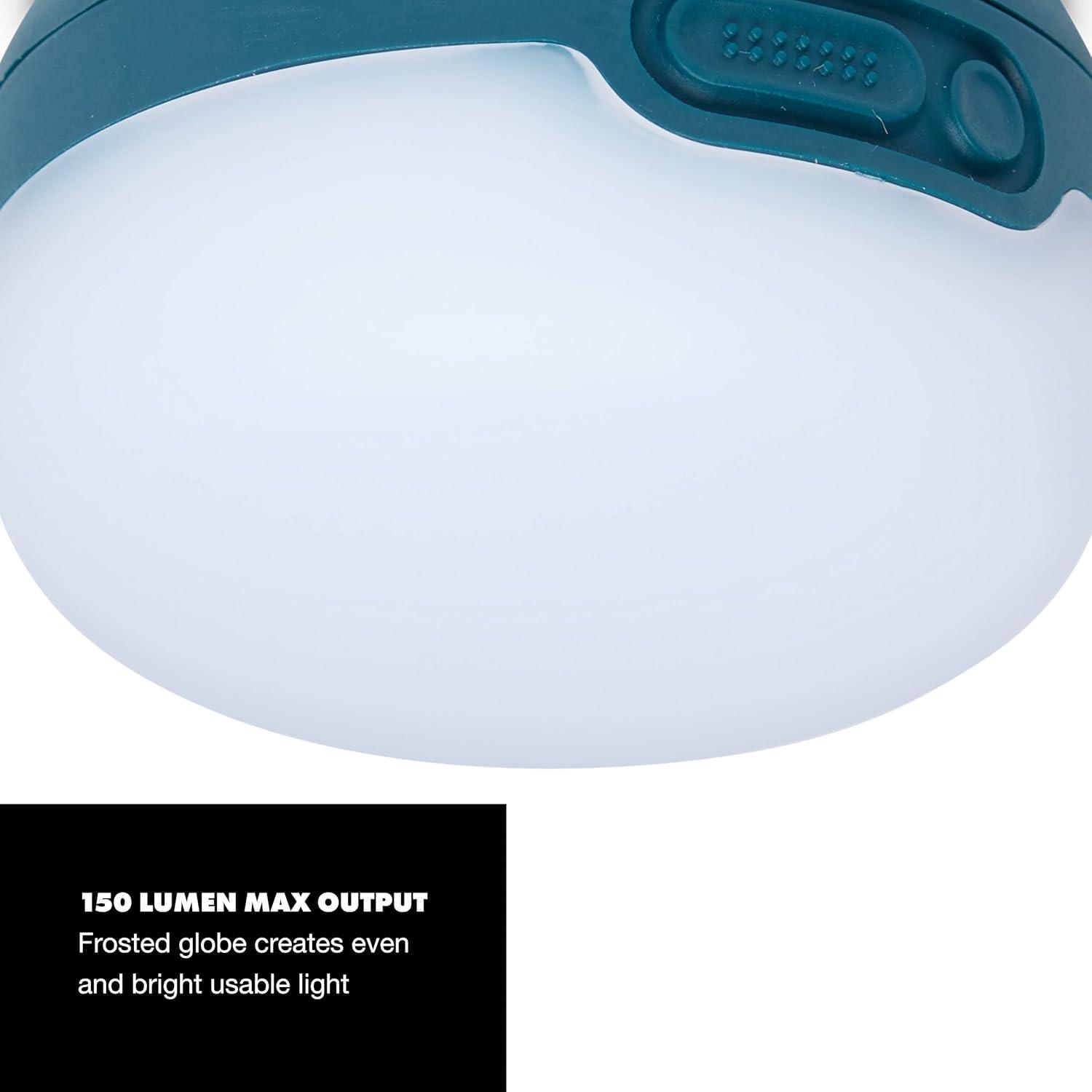 BLACK DIAMOND Moji+ Multi-Colored LED Light Lantern Compact Battery Powered IPX4 Rainproof for Camping, Backpacking, Travel, Power Outages