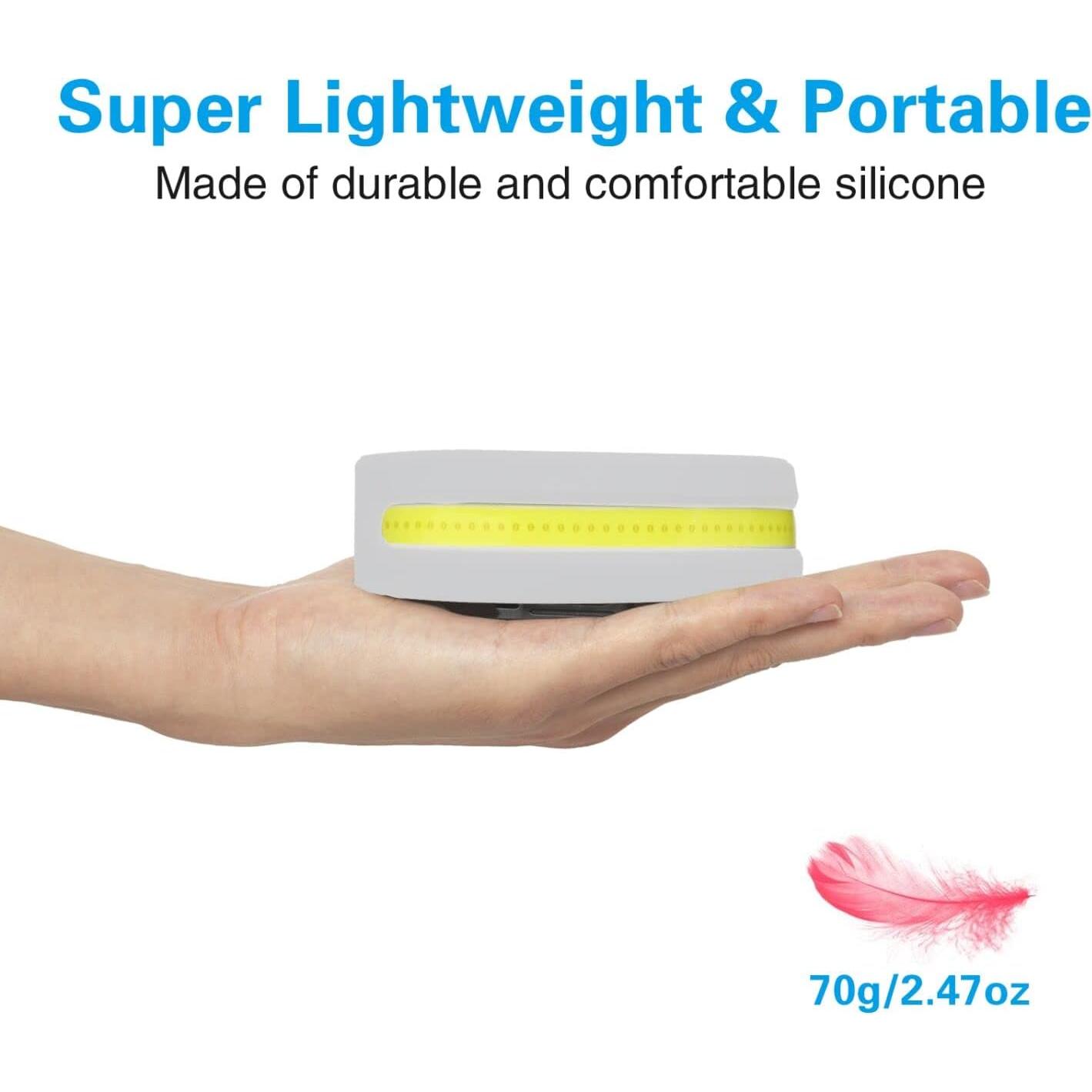 Linterna Frontal LED COSOOS Recargable 1000 Lúmenes Verde