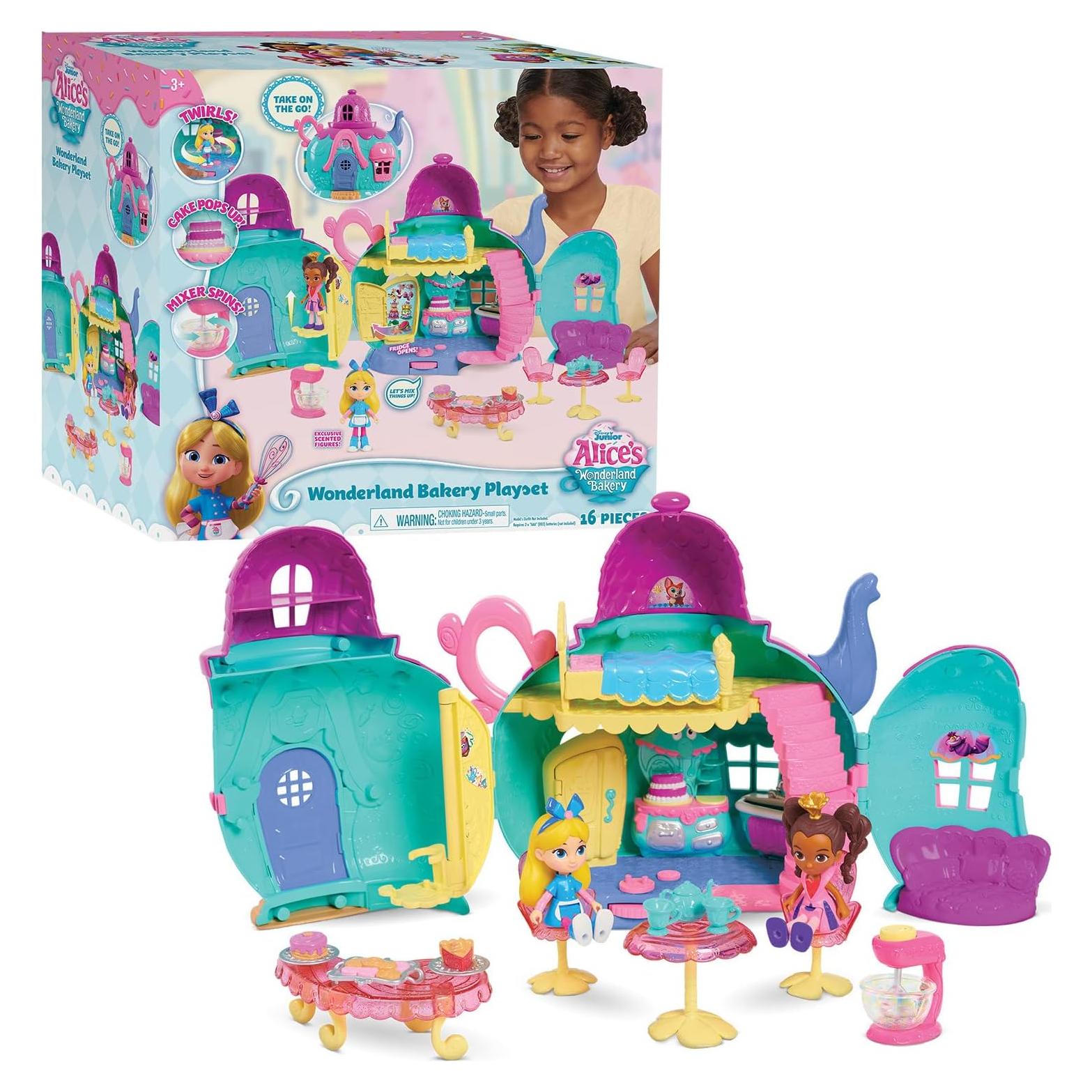 Set de Juego Panadería Alicia en el País de las Maravillas Just Play, 15 Piezas