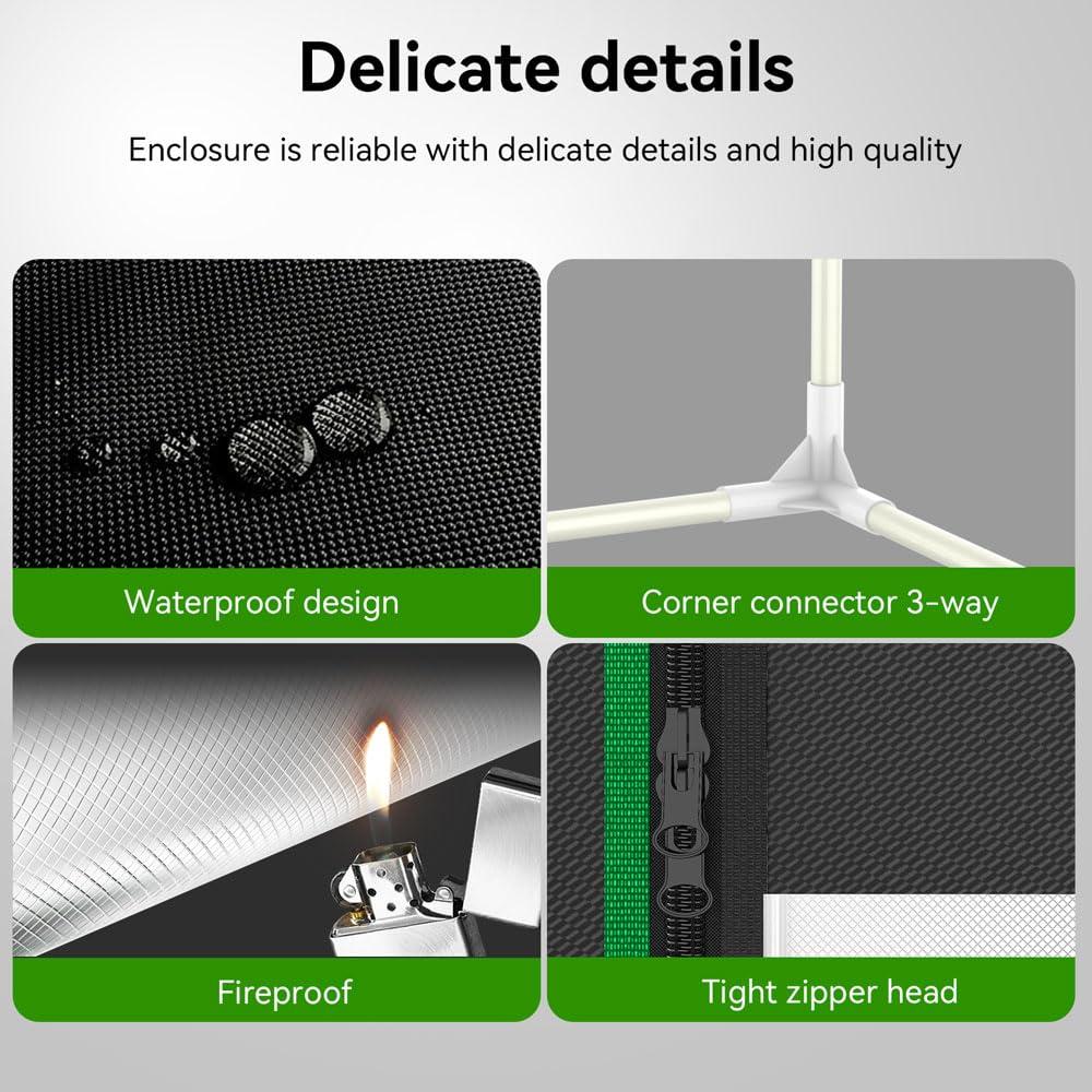 Cubierta Protectora para Impresora 3D Skouphy A1, A1 Mini, 203x147x147cm