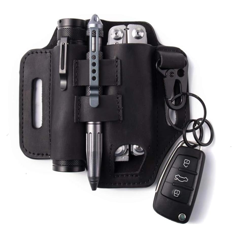 Funda de Cinturón Multiherramienta Gentlestache de Cuero EDC