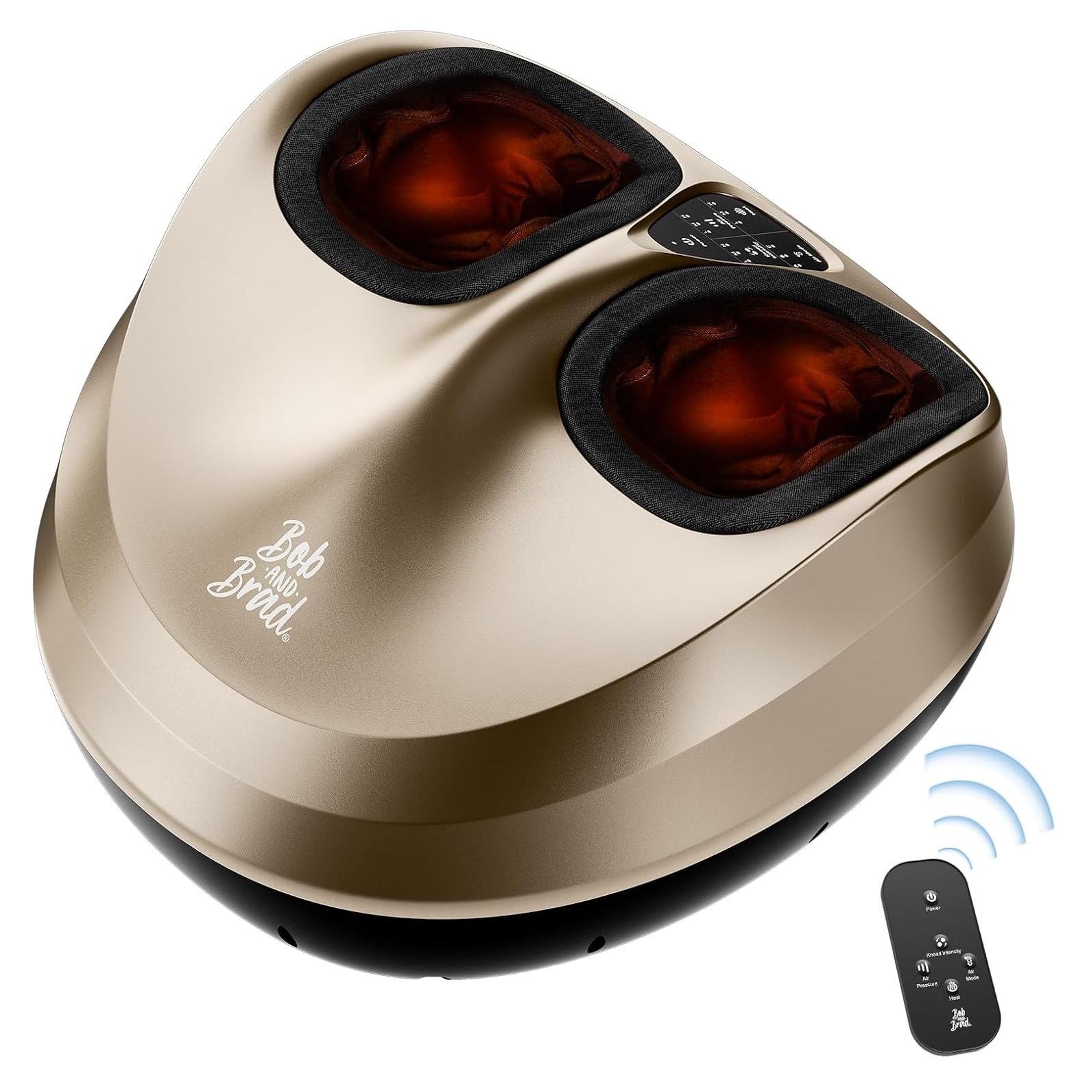 Masajeador de pies eléctrico Bob y Brad 721 con calor y control remoto