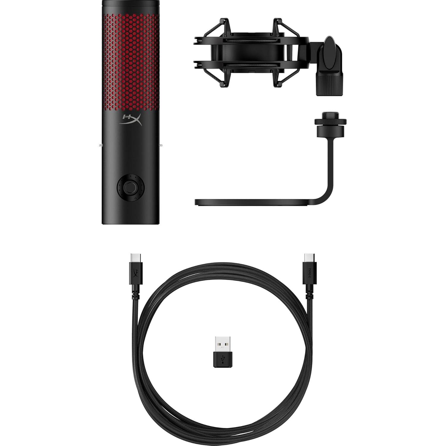 HyperX QuadCast 2 - Micrófono USB para Streaming y Podcasting