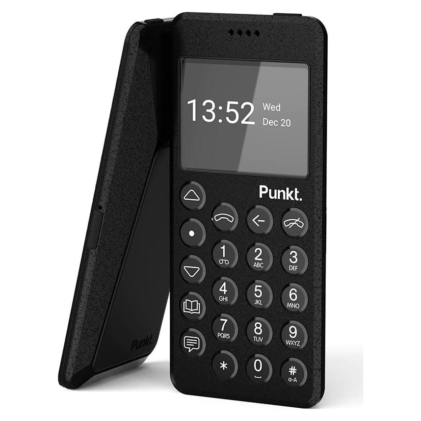 Teléfono Móvil Punkt. MP02 4G LTE Minimalista - Negro