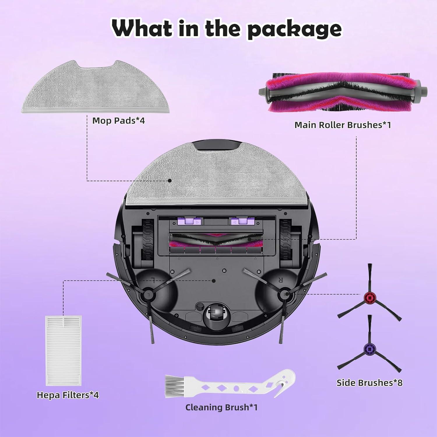 Kit de Reemplazo 18 Piezas para Aspiradora Robot Eureka E10S