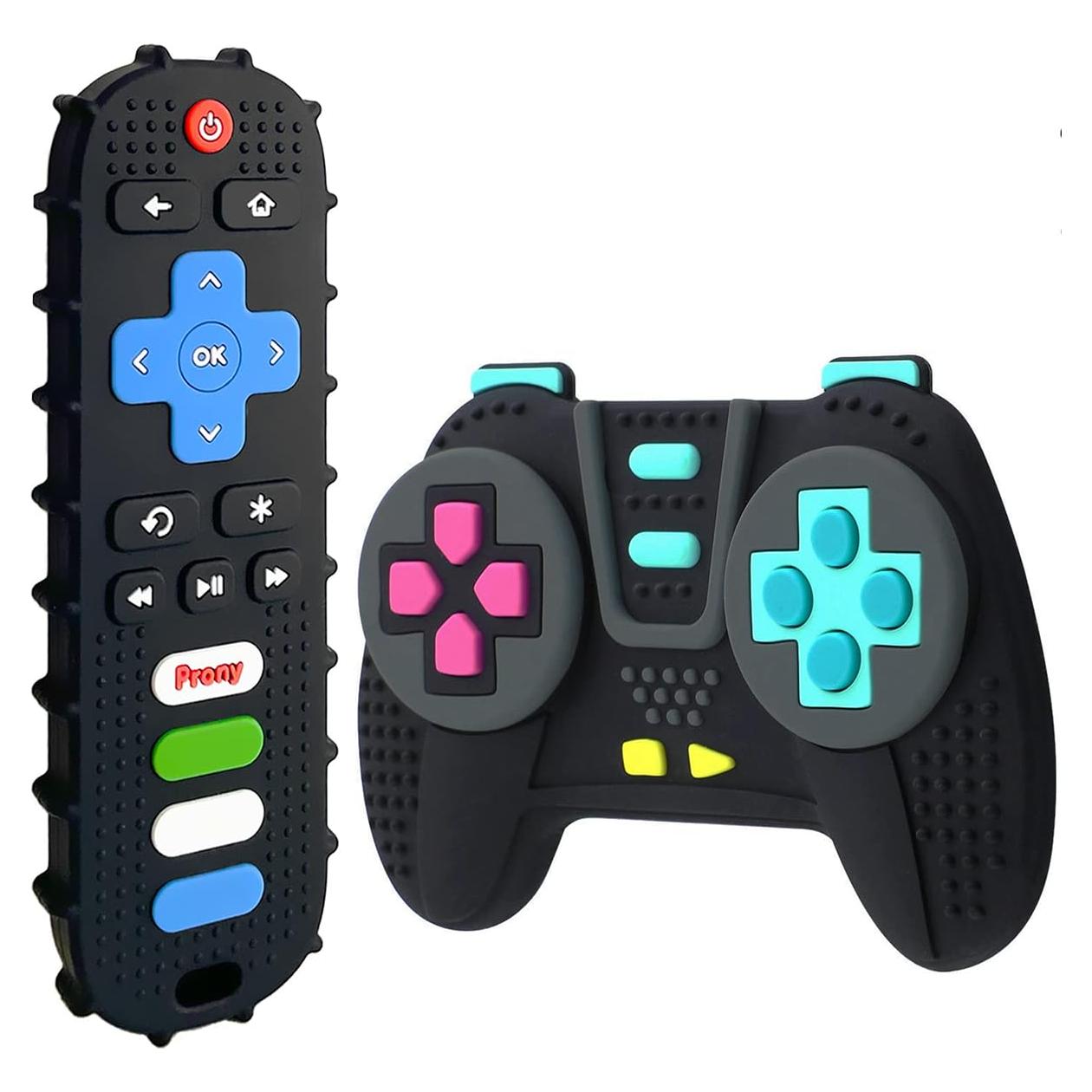 Juguetes de Masticar PRONY Control Remoto y Gamepad Silicona