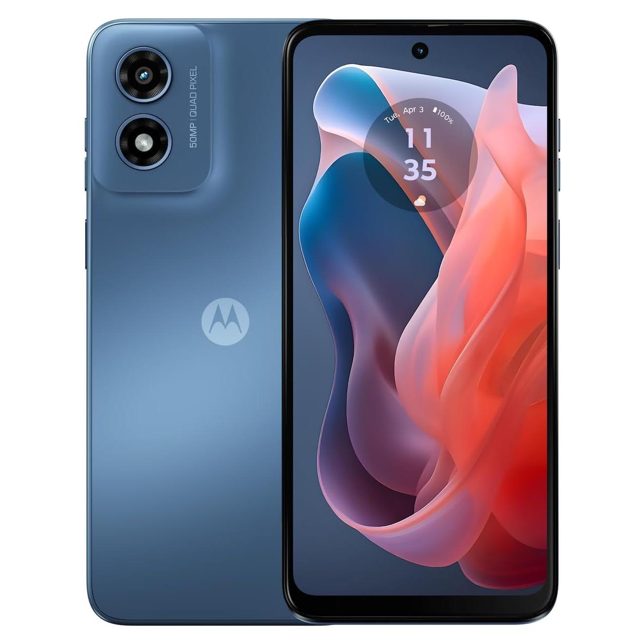 Moto G Play 2024 Motorola 4GB RAM 64GB 50MP Azul Zafiro