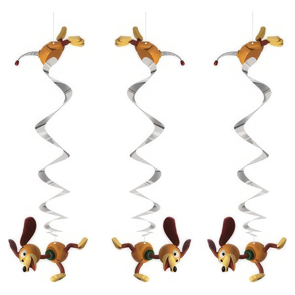 Decoraciones Colgantes Espiral Toy Story Slinky Dog 66 cm 3 Pcs