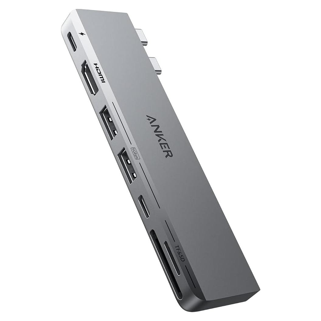 Hub USB-C Anker 547 7-en-2 HDMI 4K para MacBook