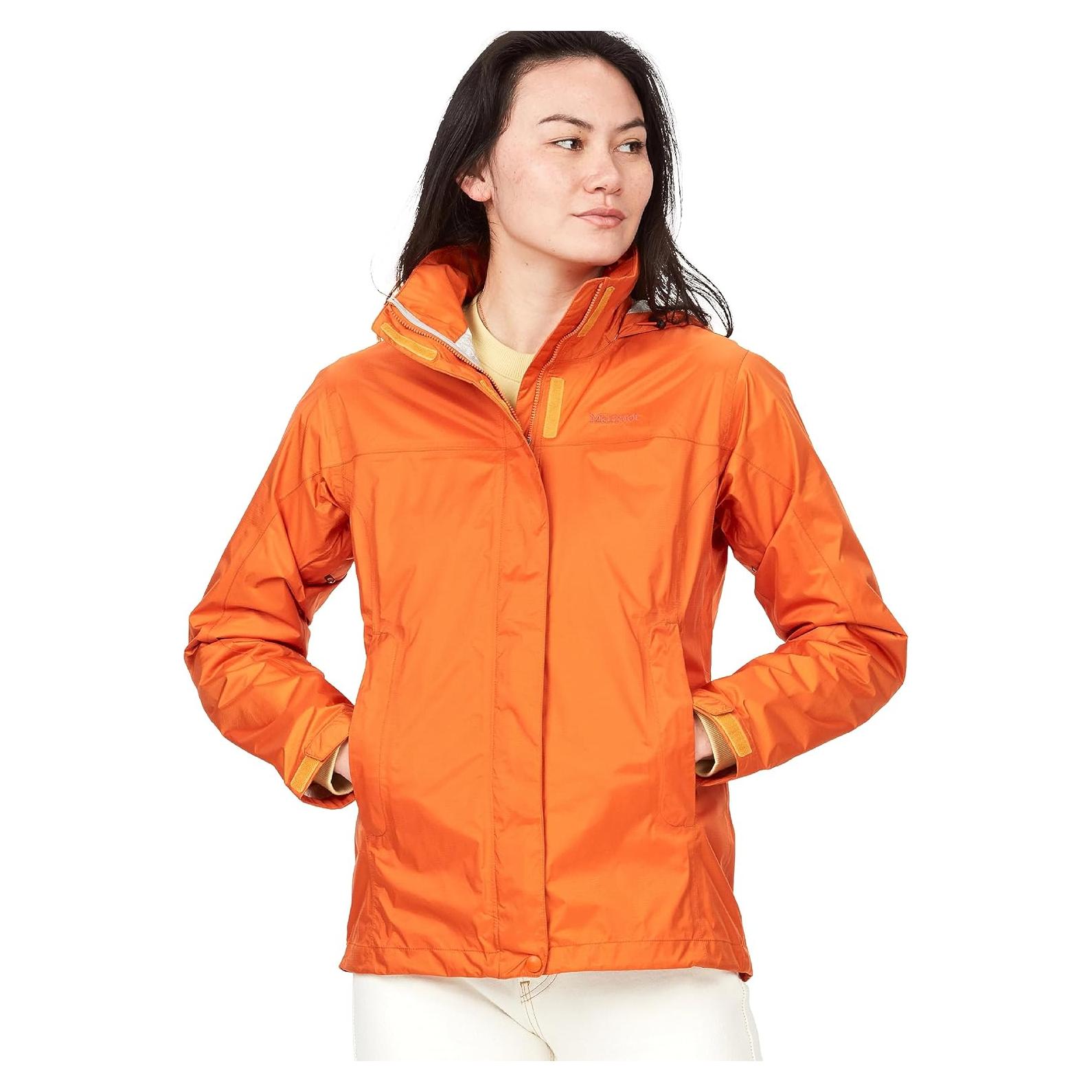 Chaqueta de Lluvia Eco Precip para Mujeres Marmot - X-Pequeño Tangelo