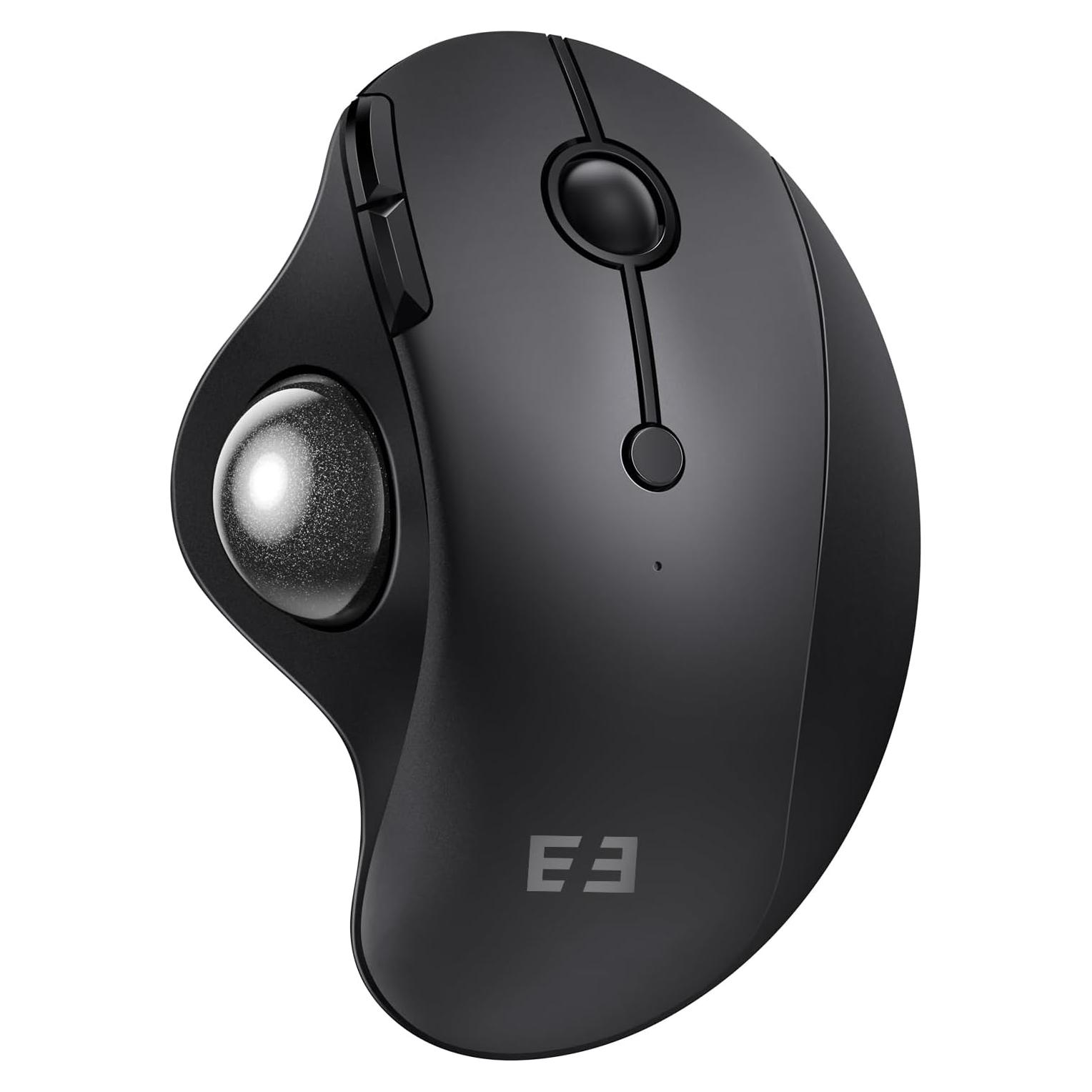Ratón Trackball Inalámbrico Seenda Ergonómico Negro